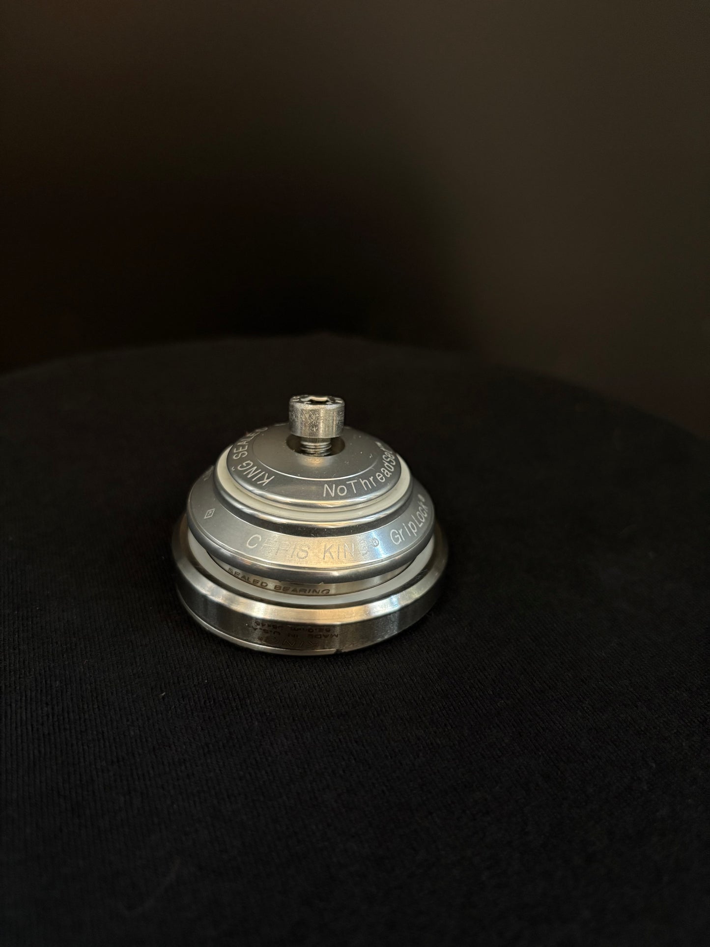 Chris King Dropset 2 Tapered Headset Silver Ceramic Bearing