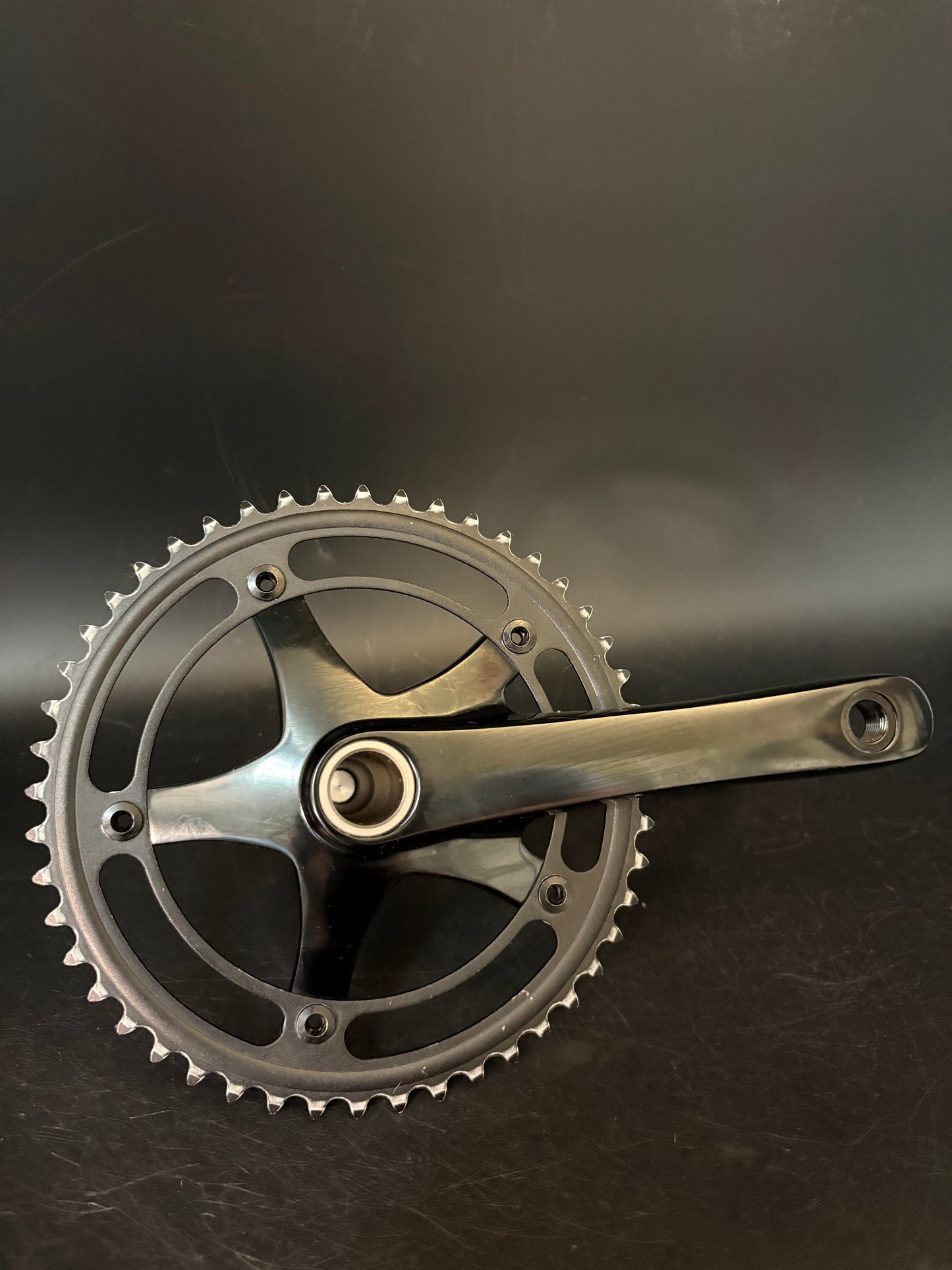 Unbranded Track Crankset Black 170mm 48t