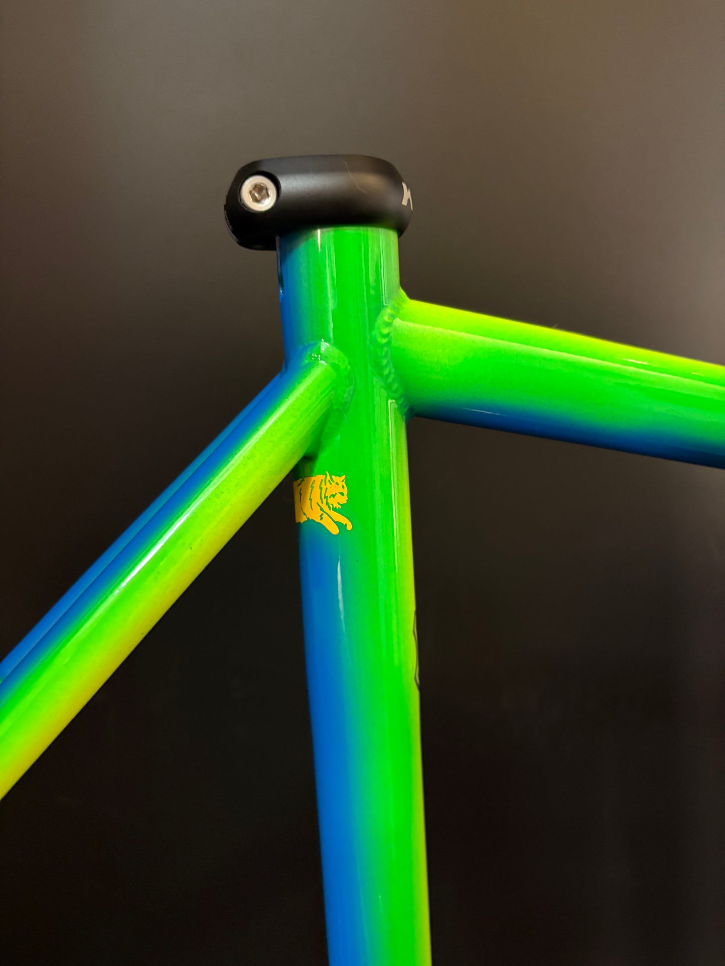 Mash Steel Frameset Neon Blue/Green Fade 53cm S