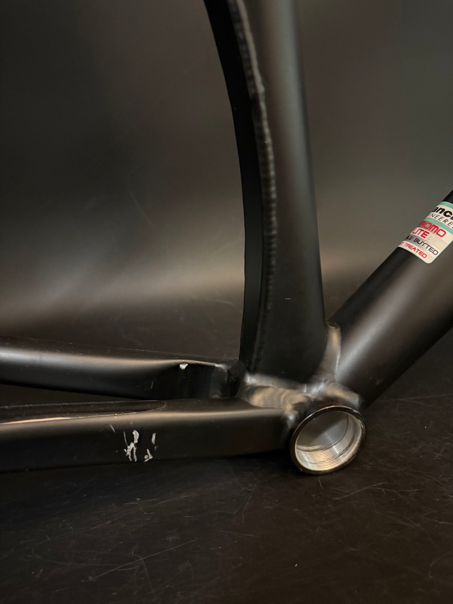 Bianchi Super Pista Frameset Black 49cm