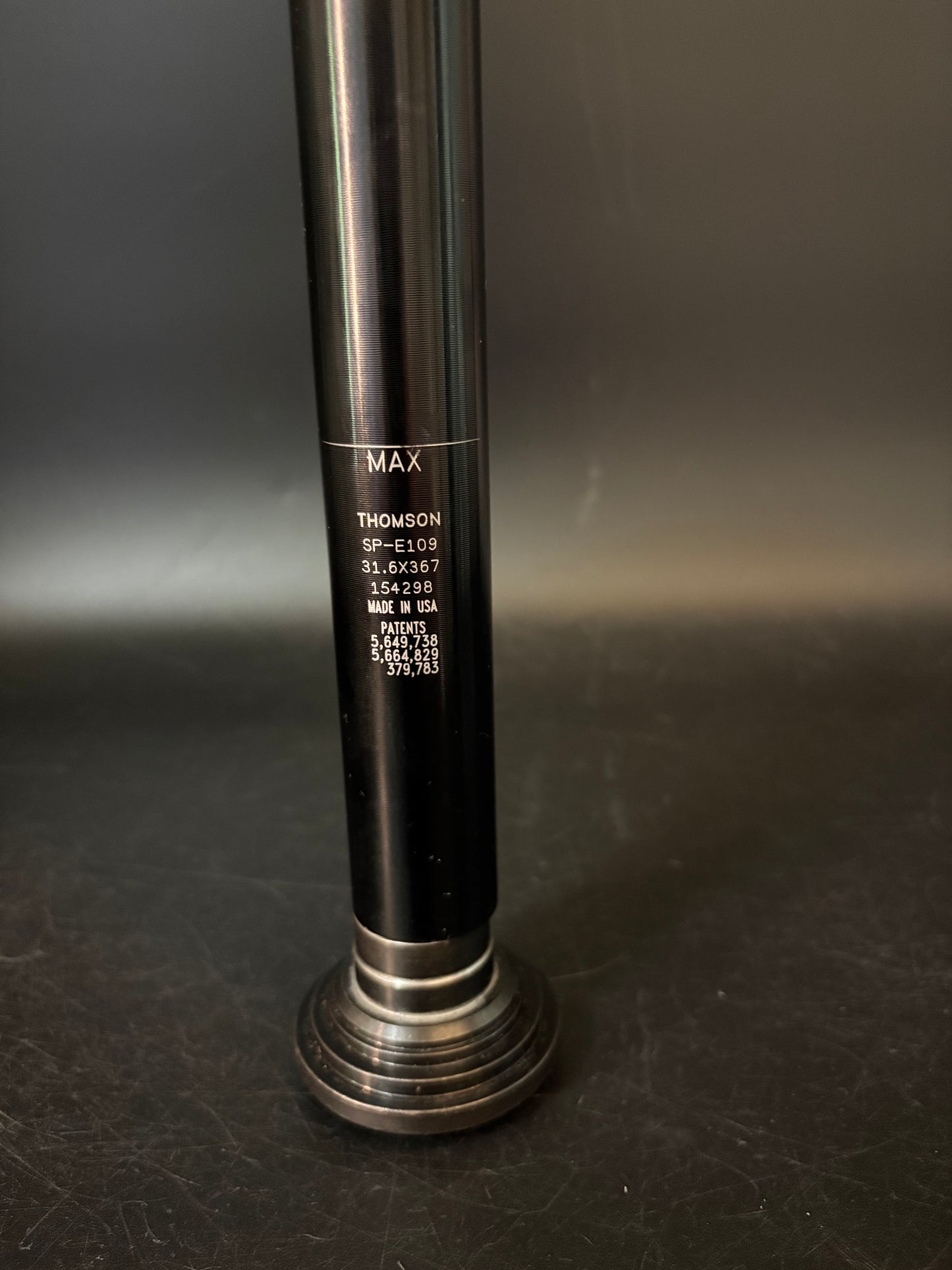 Thomson Elite Seatpost Black 31.6 367mm