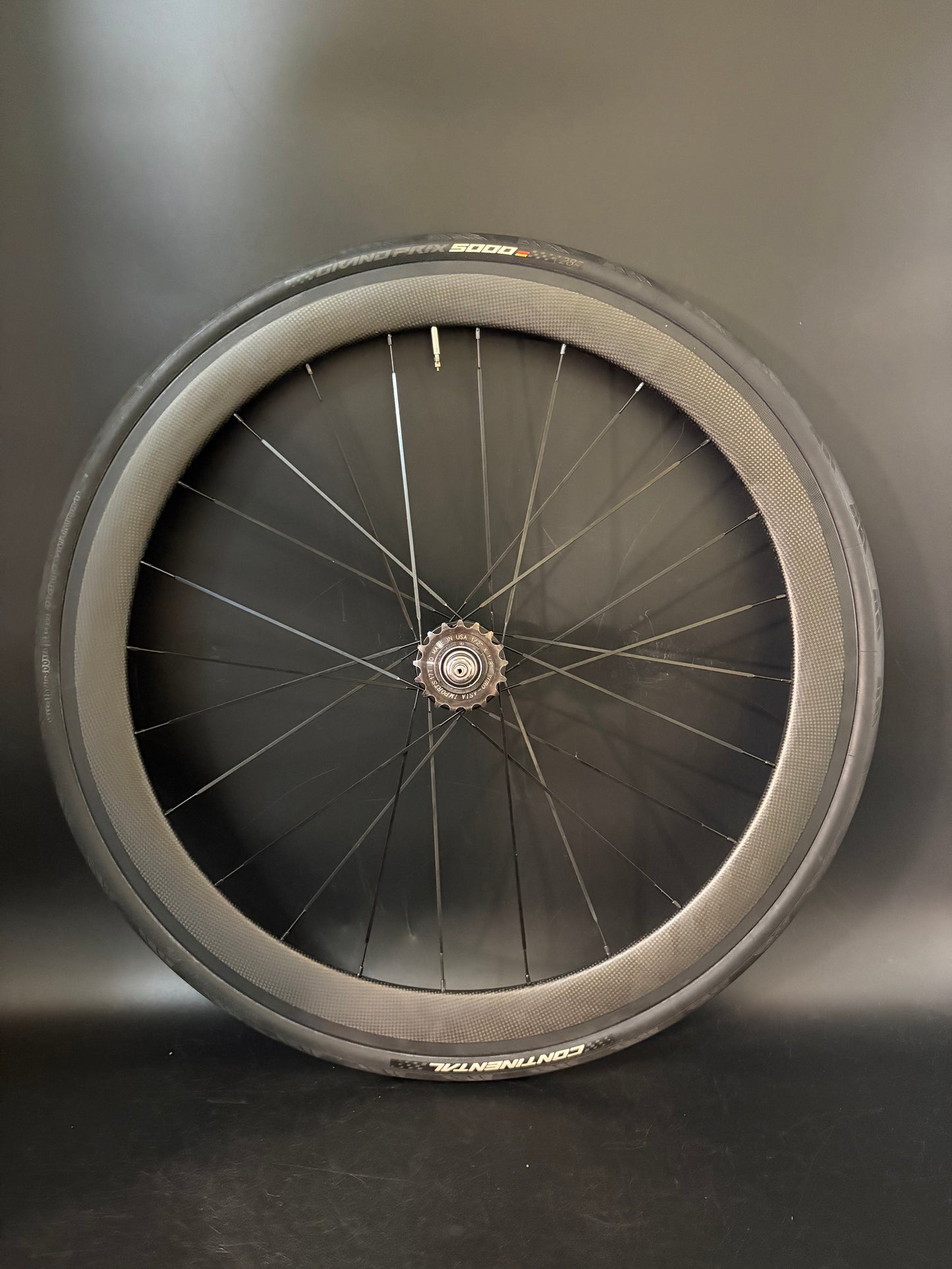 Unbranded 50mm Carbon Clincher / Novatec Wheelset 20/24h