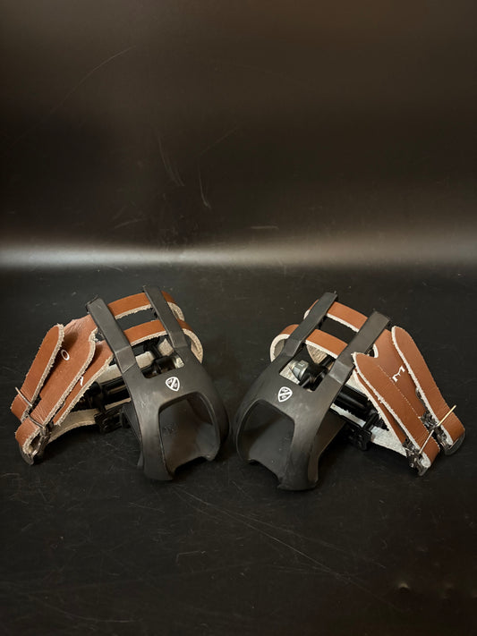 MKS Sylvan Black / Soma Double Straps Brown Pedal Setup