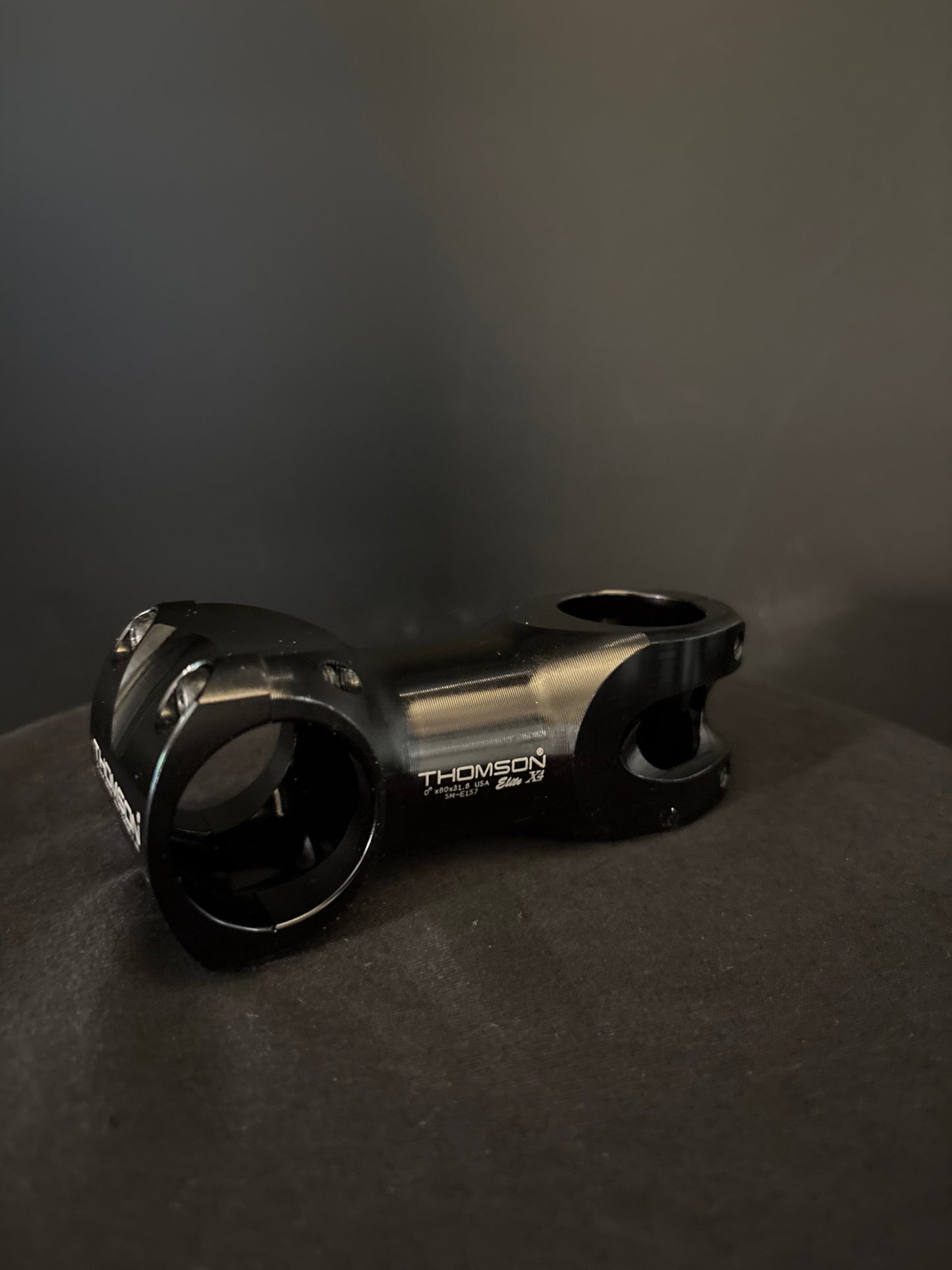 Thomson X4 Stem Black 80mm 31.8 0deg