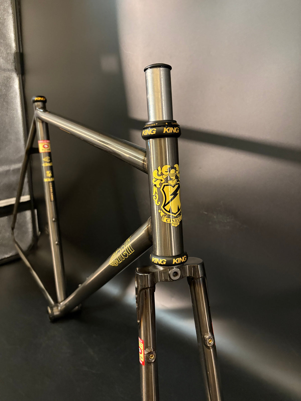 Cinelli Mash Work Frameset v2 Dark Smoke 56cm