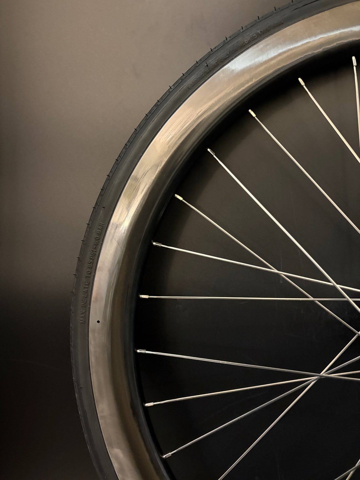 Track Lab Light Bicycle Custom Built Phil Wood Carbon Wheelset 32h