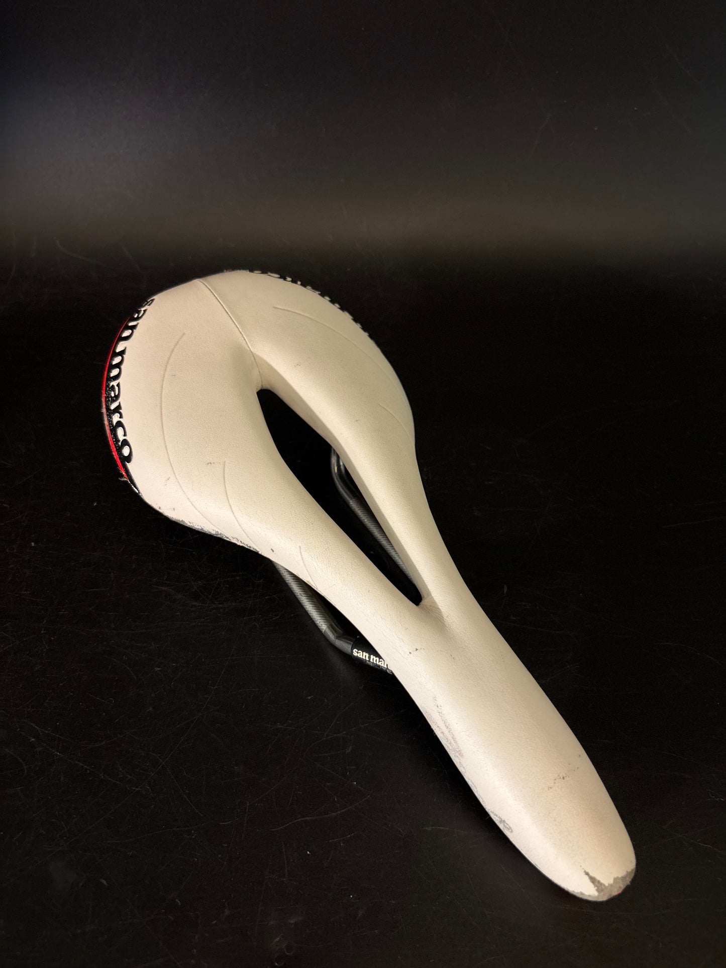 San Marco Zoncolan Saddle White/Red
