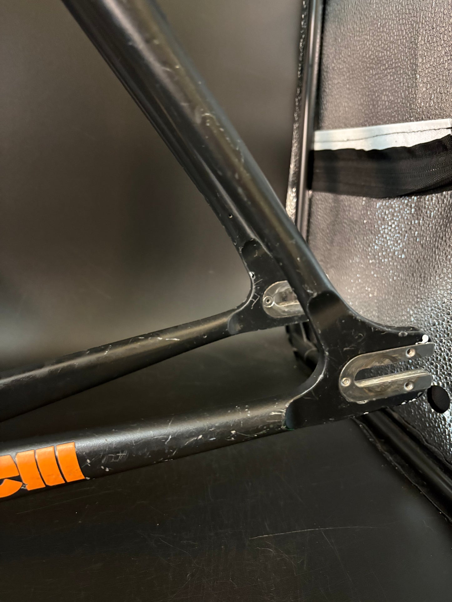 Cinelli Mash Histogram Frameset Black/Orange 53cm Medium