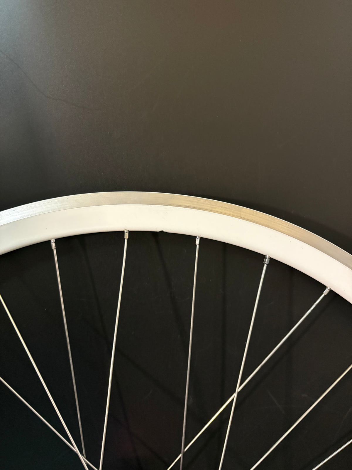 Velocity Deep V Machined White / Phil Wood HF Pink Wheelset 32h