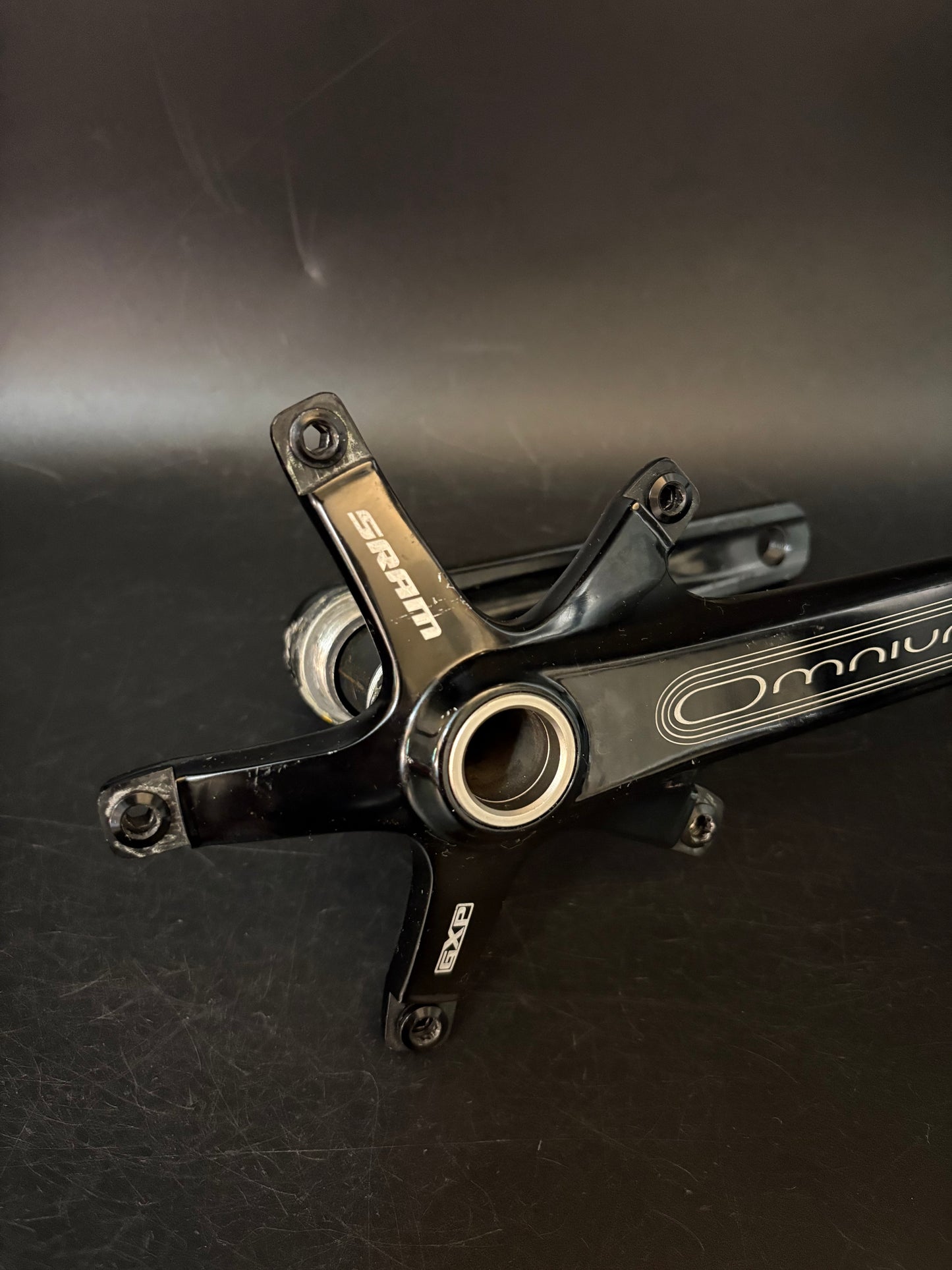 Sram Omnium Crankset Black 165mm