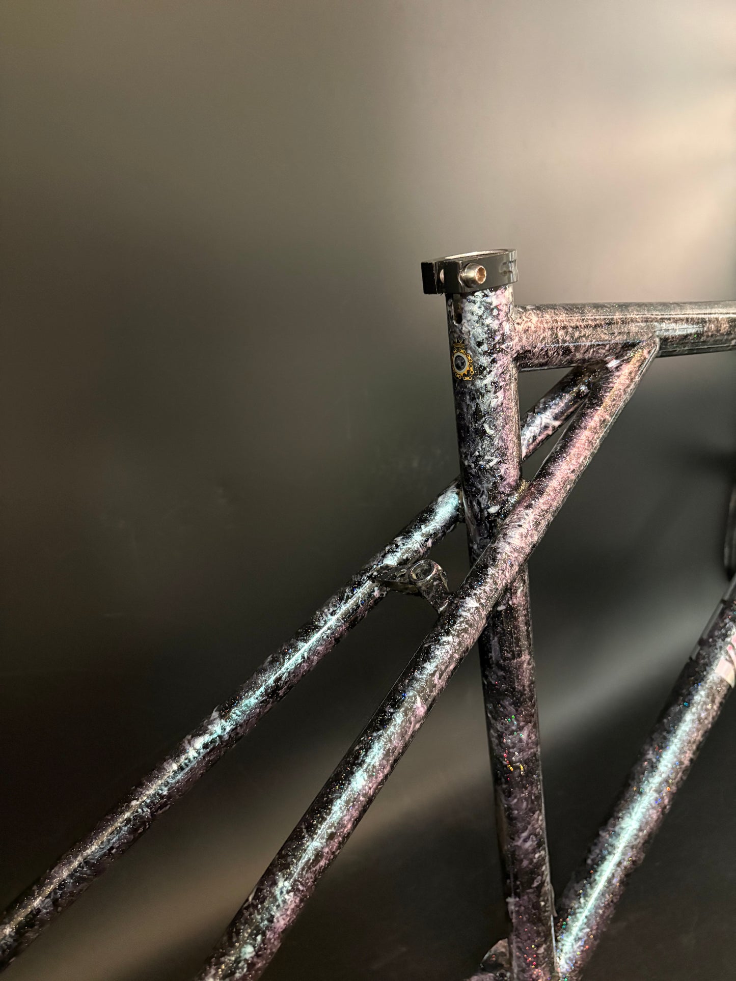 Vendetta Triple T Frameset Purple Marble Sparkle XS