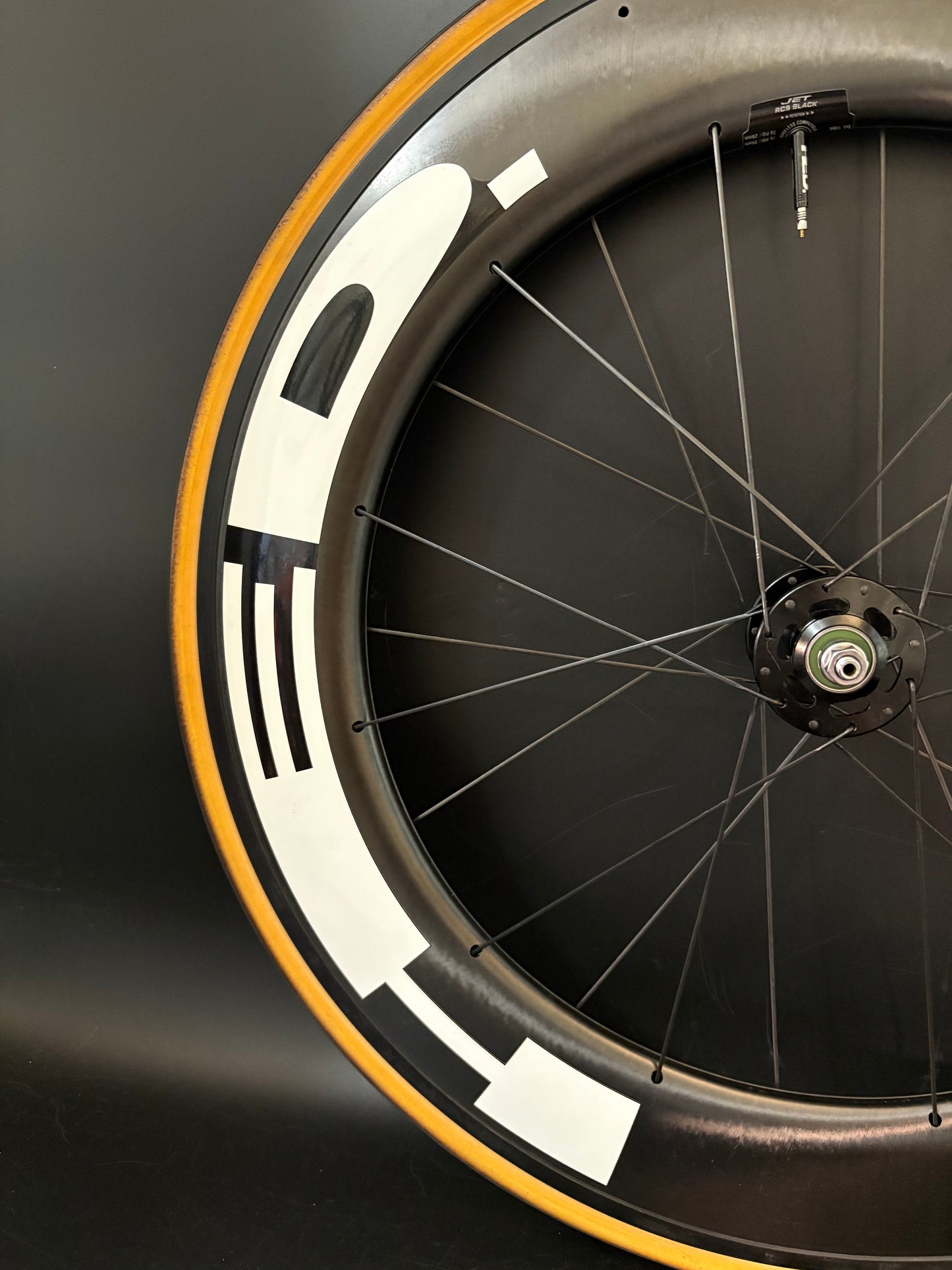HED Jet RC9 Black Wheelset Carbon Clincher 24h