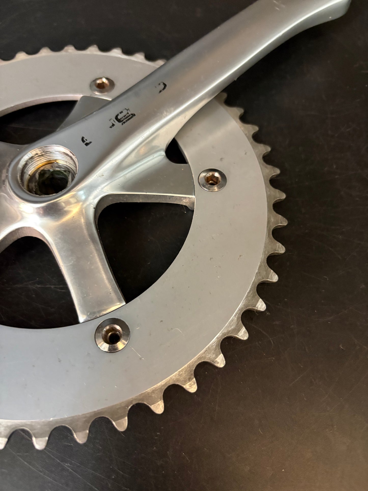 Sugino Messenger Crankset Silver 165mm 46t 130bcd