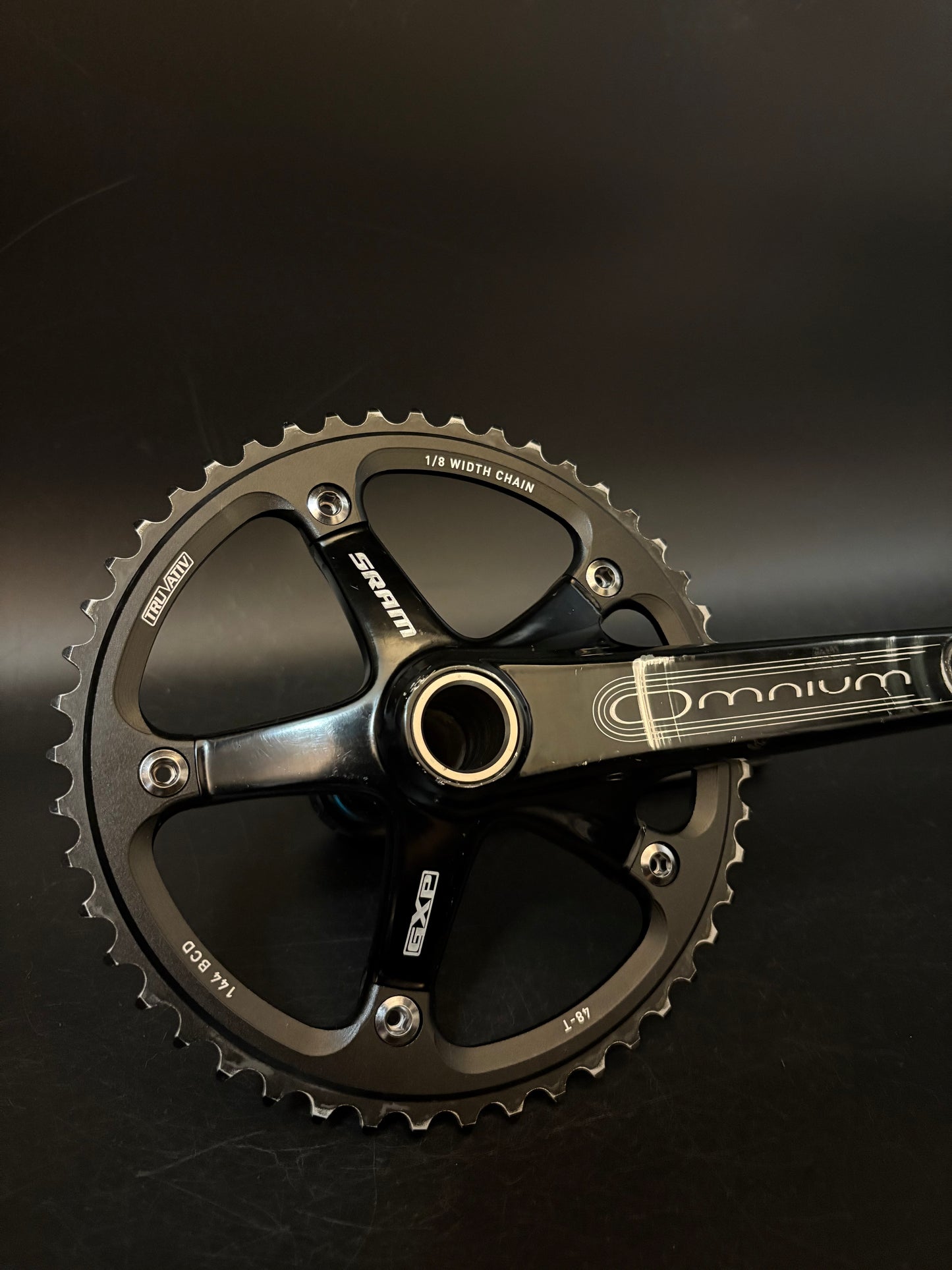 Sram Omnium Crankset Black 167.5 48t