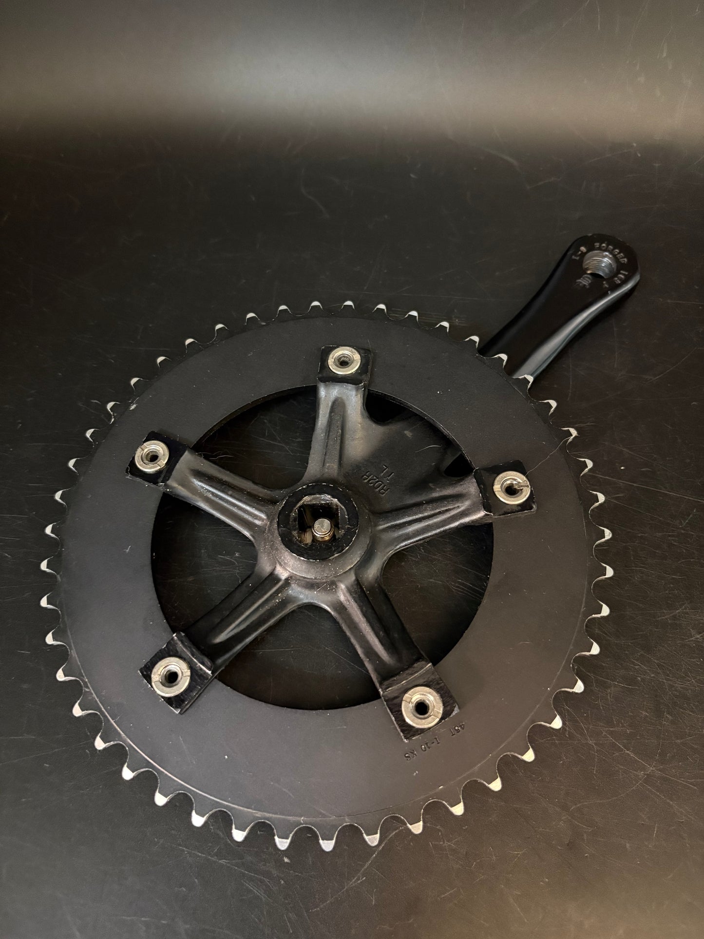 Sugino Messenger Crankset Black 165mm 46t