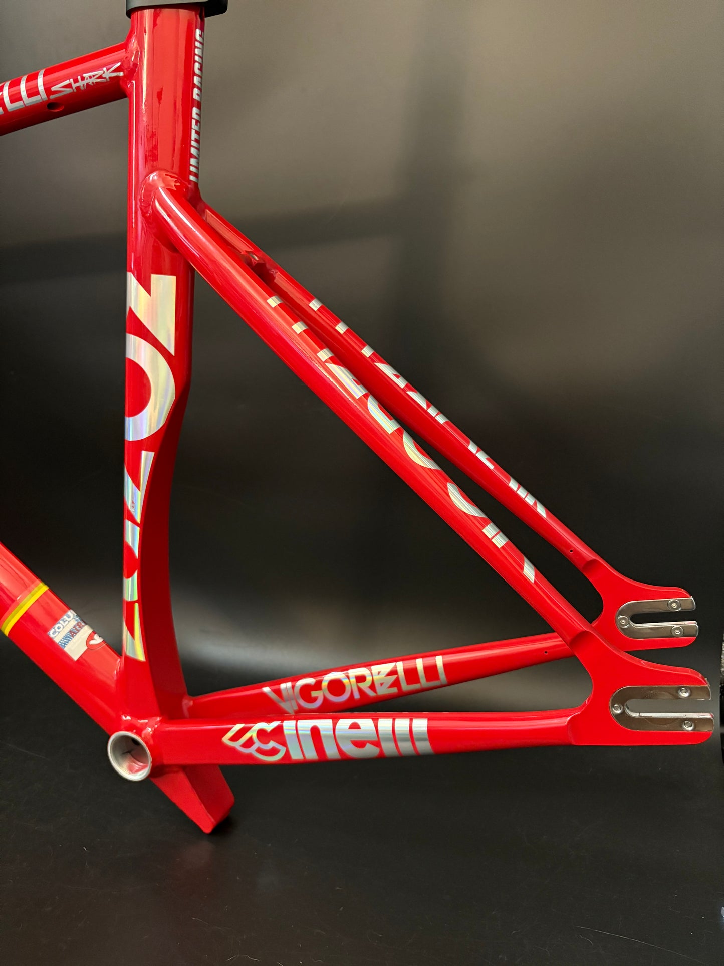 Cinelli Vigorelli Shark Frameset Red 54cm
