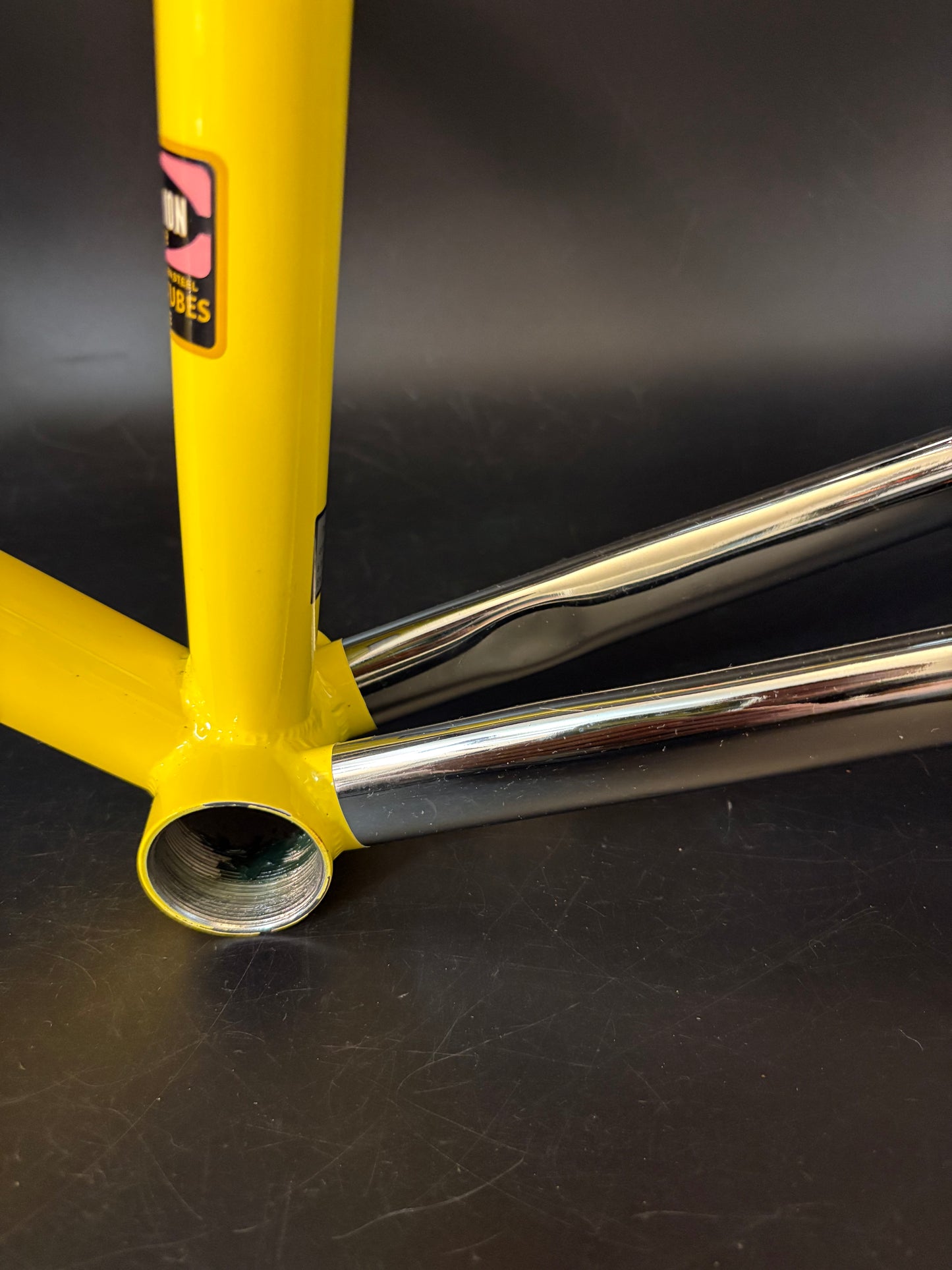 Look AC 364 Frameset Yellow/Chrome Medium