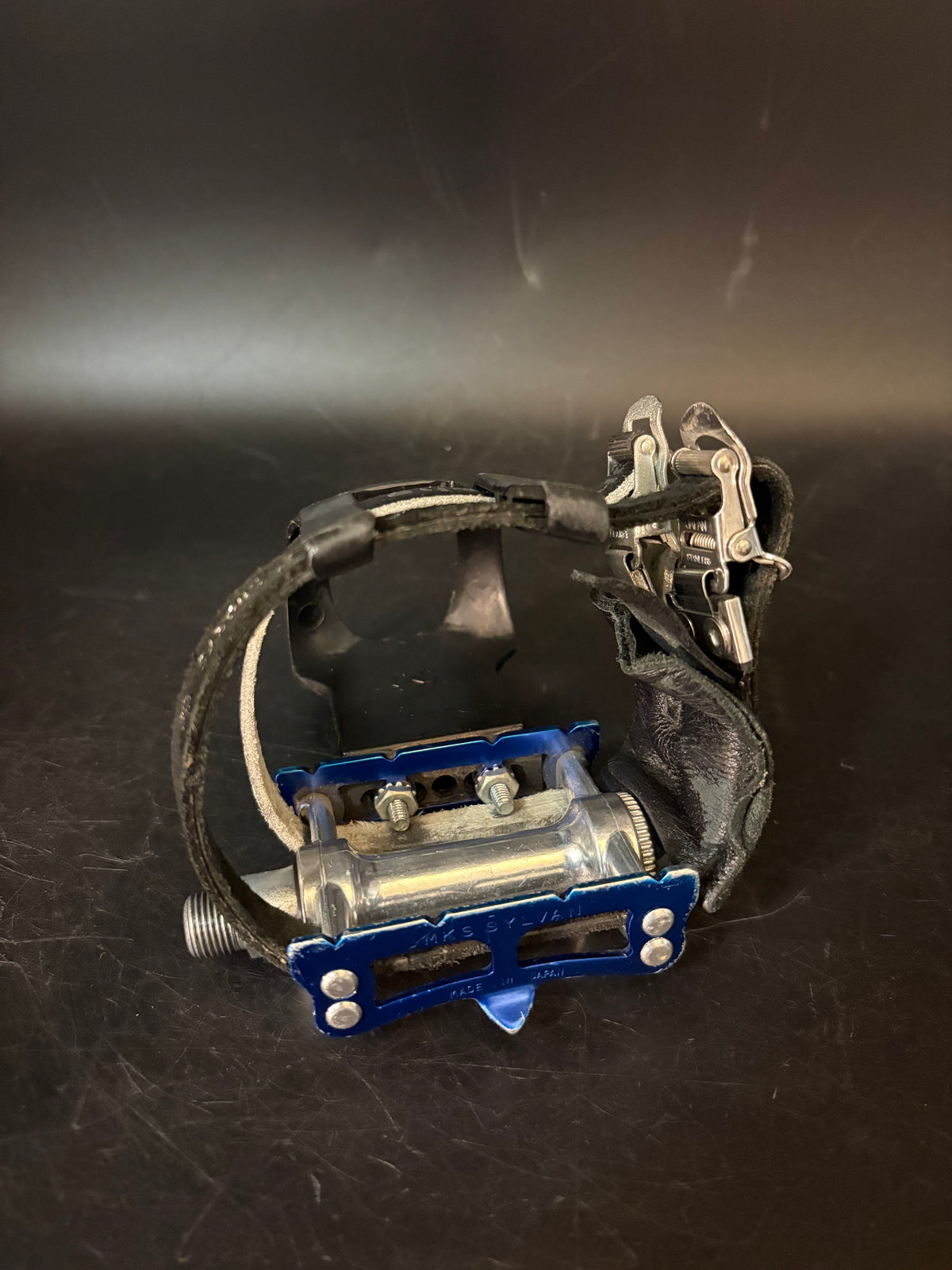 MKS Sylvan Pedals Blue / Double Straps Pedal Setup