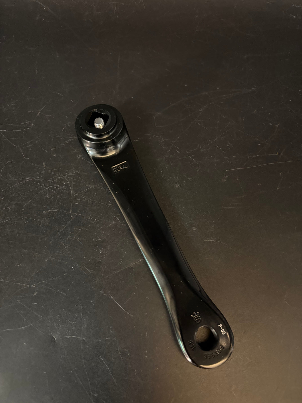 Sugino RD4 Mighty Comp Crankset Black 165mm 48t 130bcd
