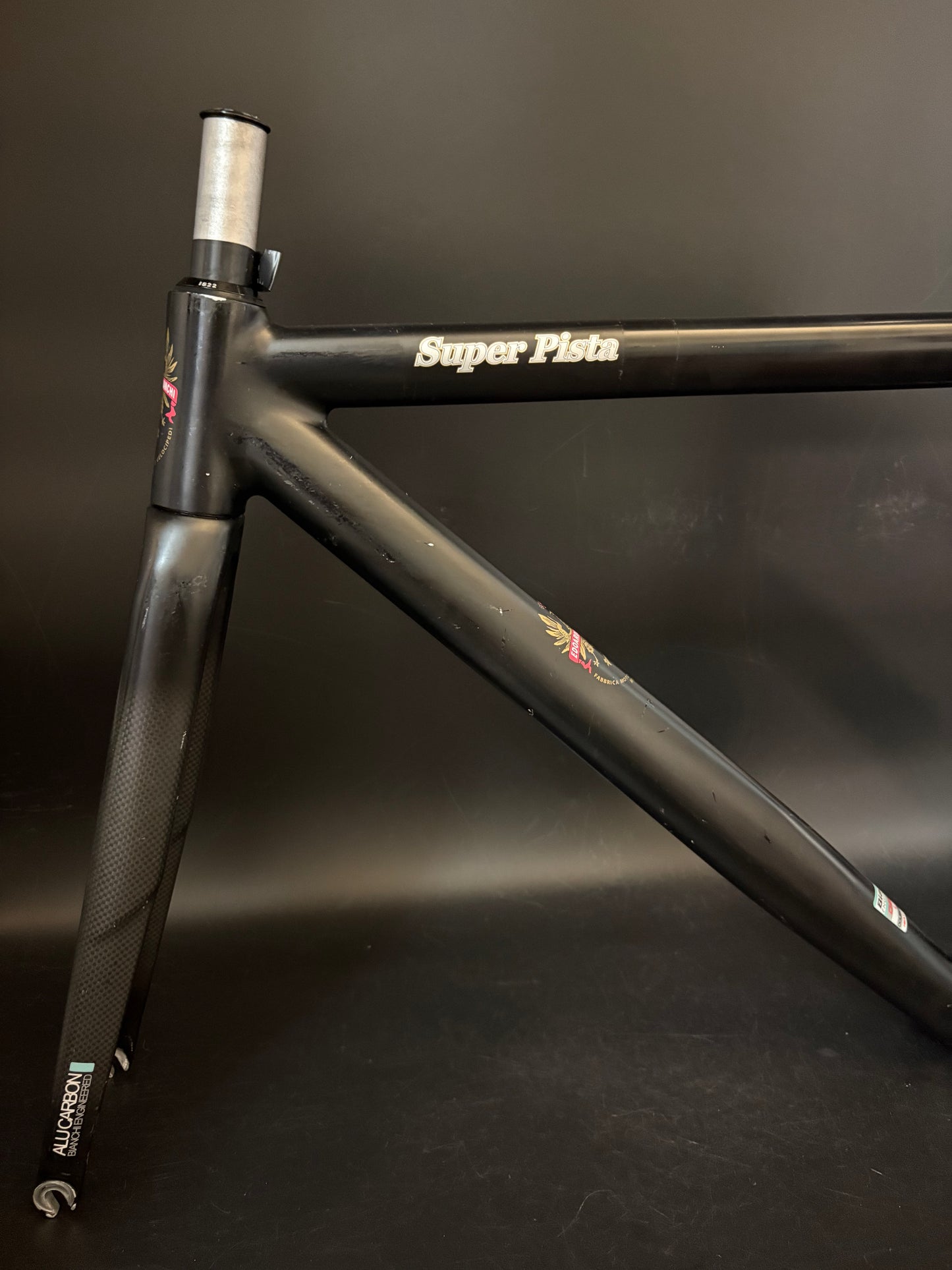 Bianchi Super Pista Frameset Black 49cm