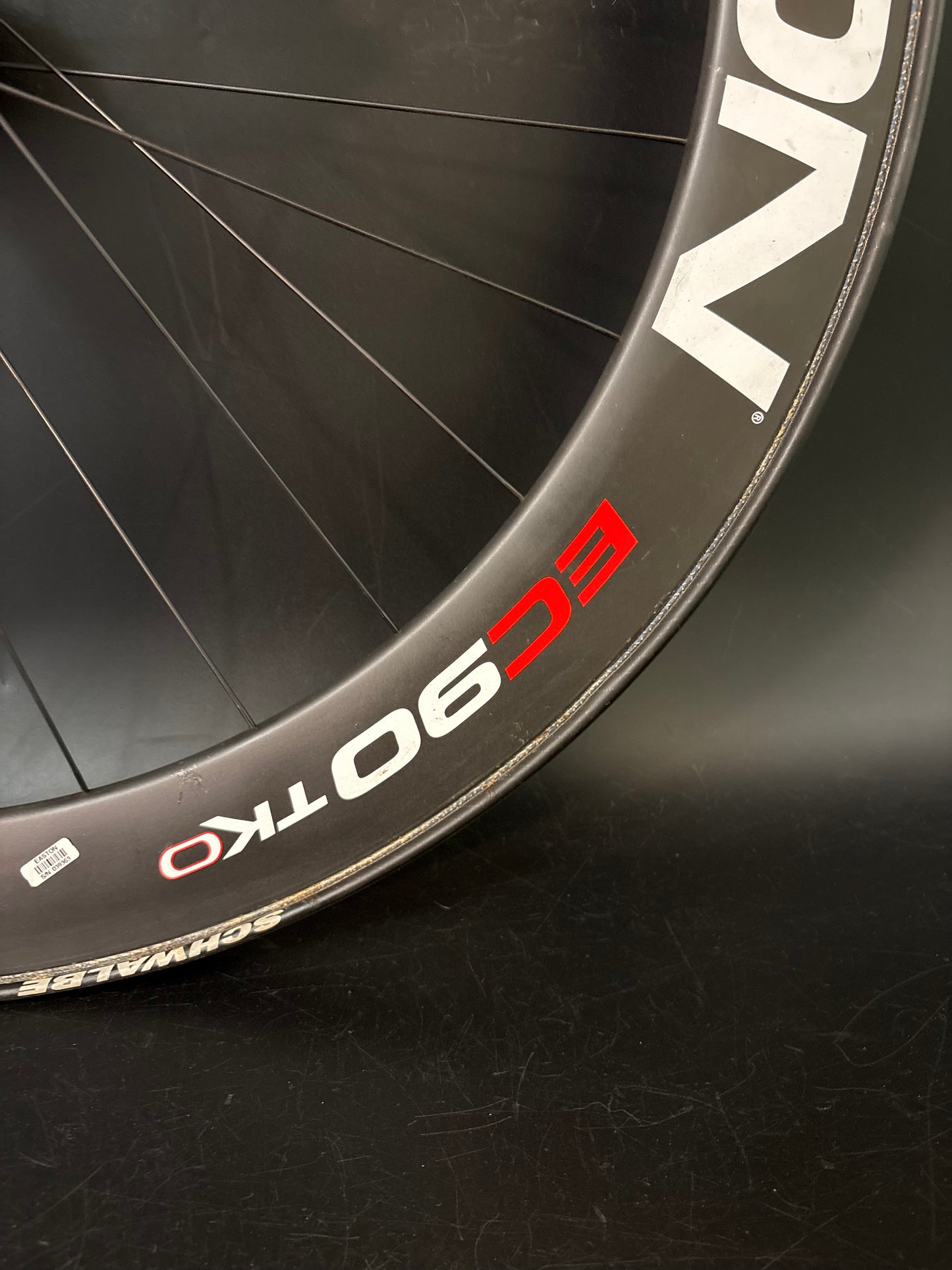 Easton EC90 TKO 55mm Carbon Tubular Wheelset 20/28h