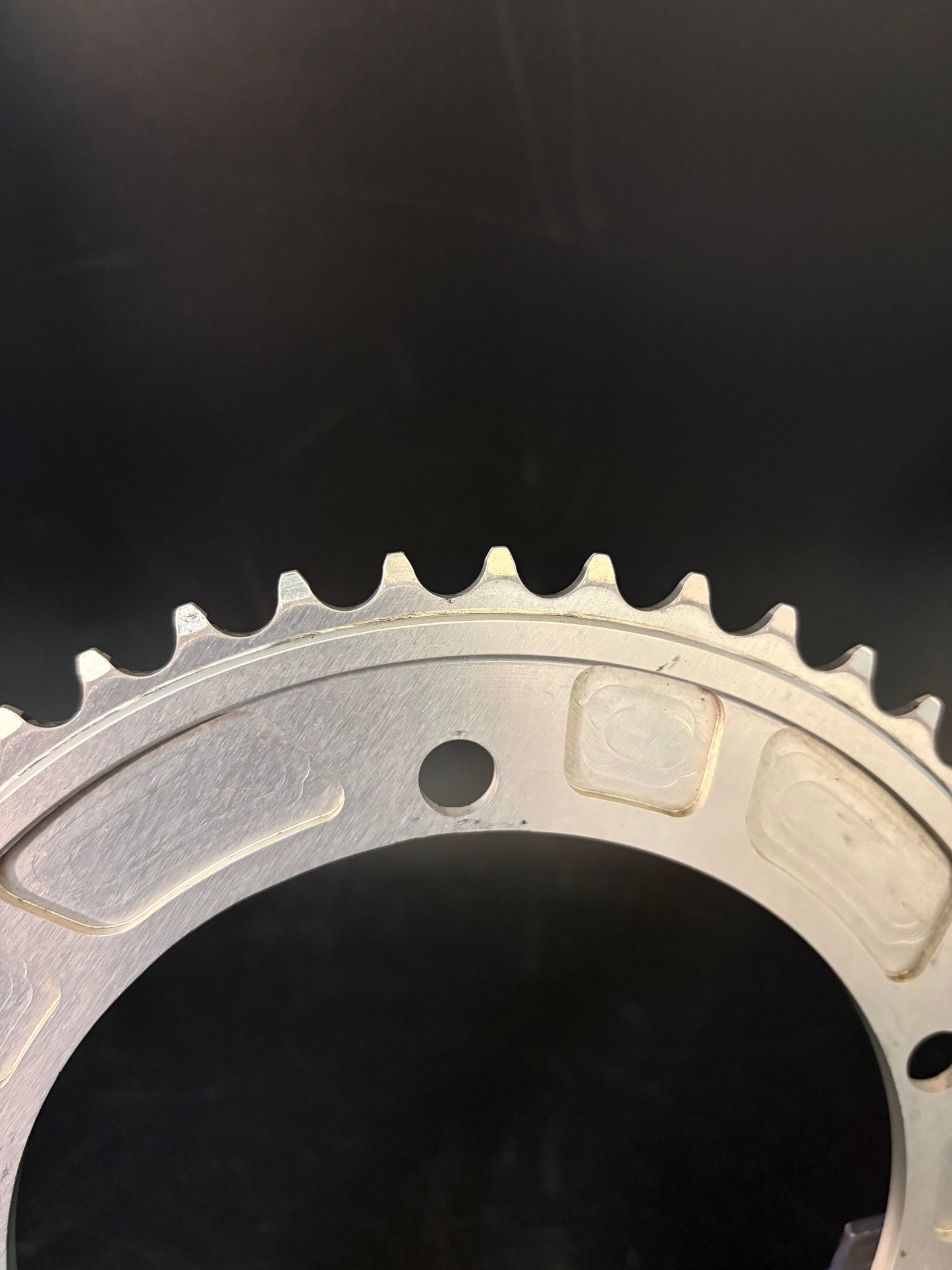All City Track Chainring Silver 49t
