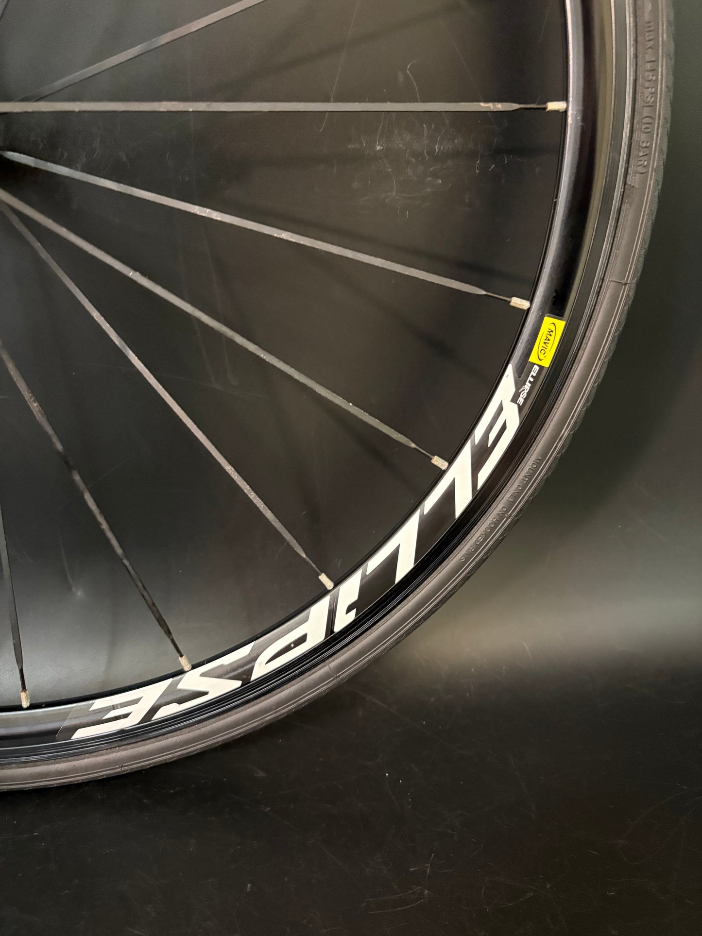 Mavic Ellipse Wheelset Black 20h