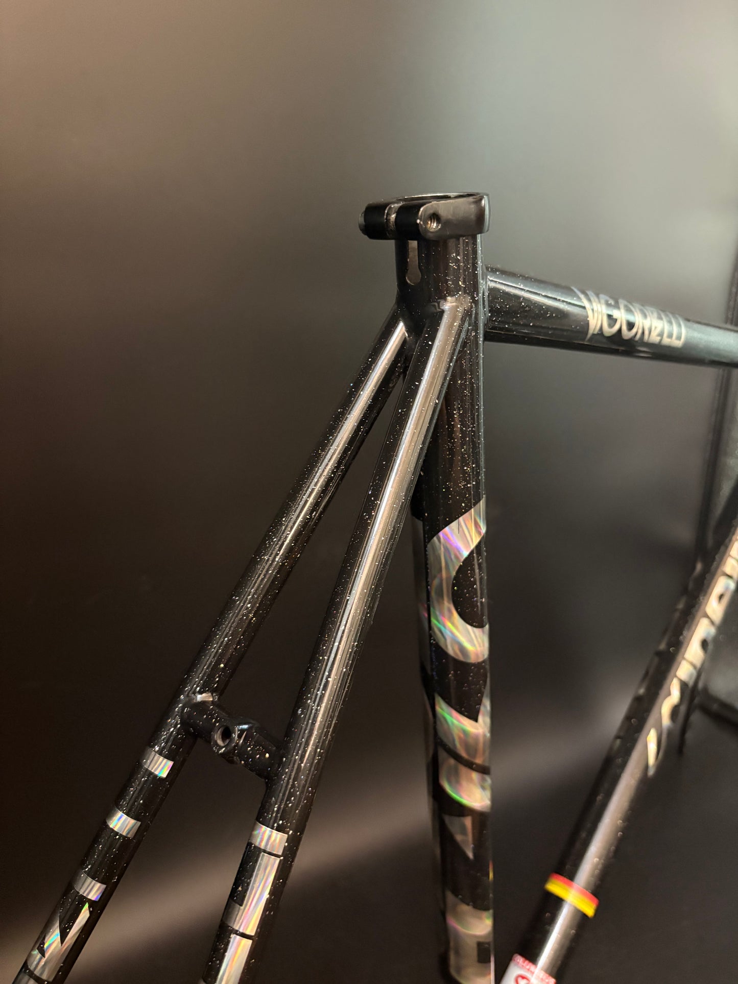 Cinelli Vigorelli Steel Frameset Black Sparkle XL