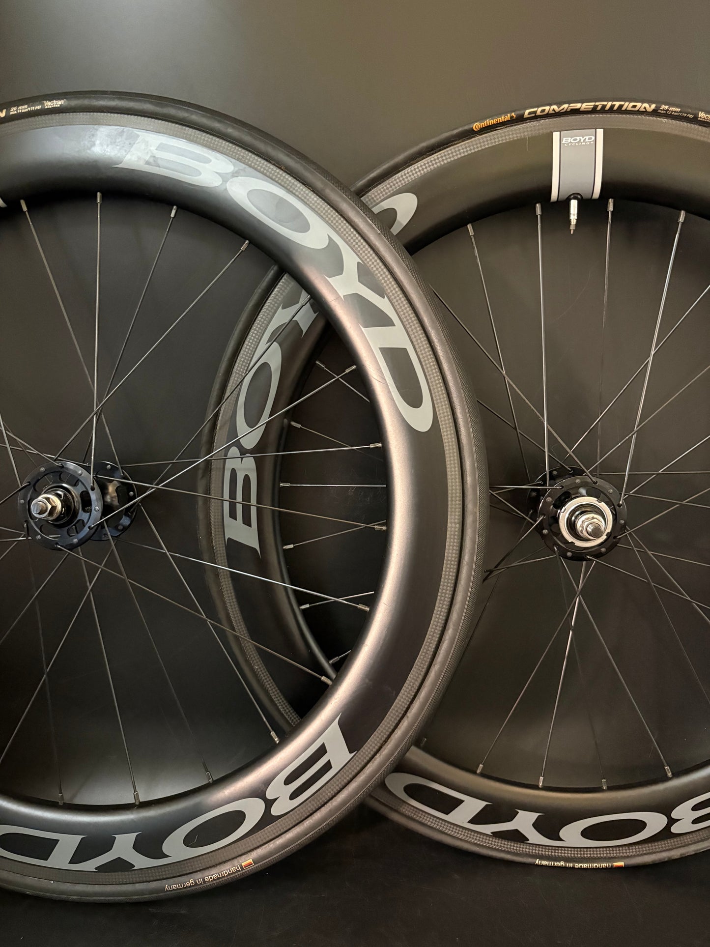 Boyd 60mm Carbon Tubular Wheelset 24/28h