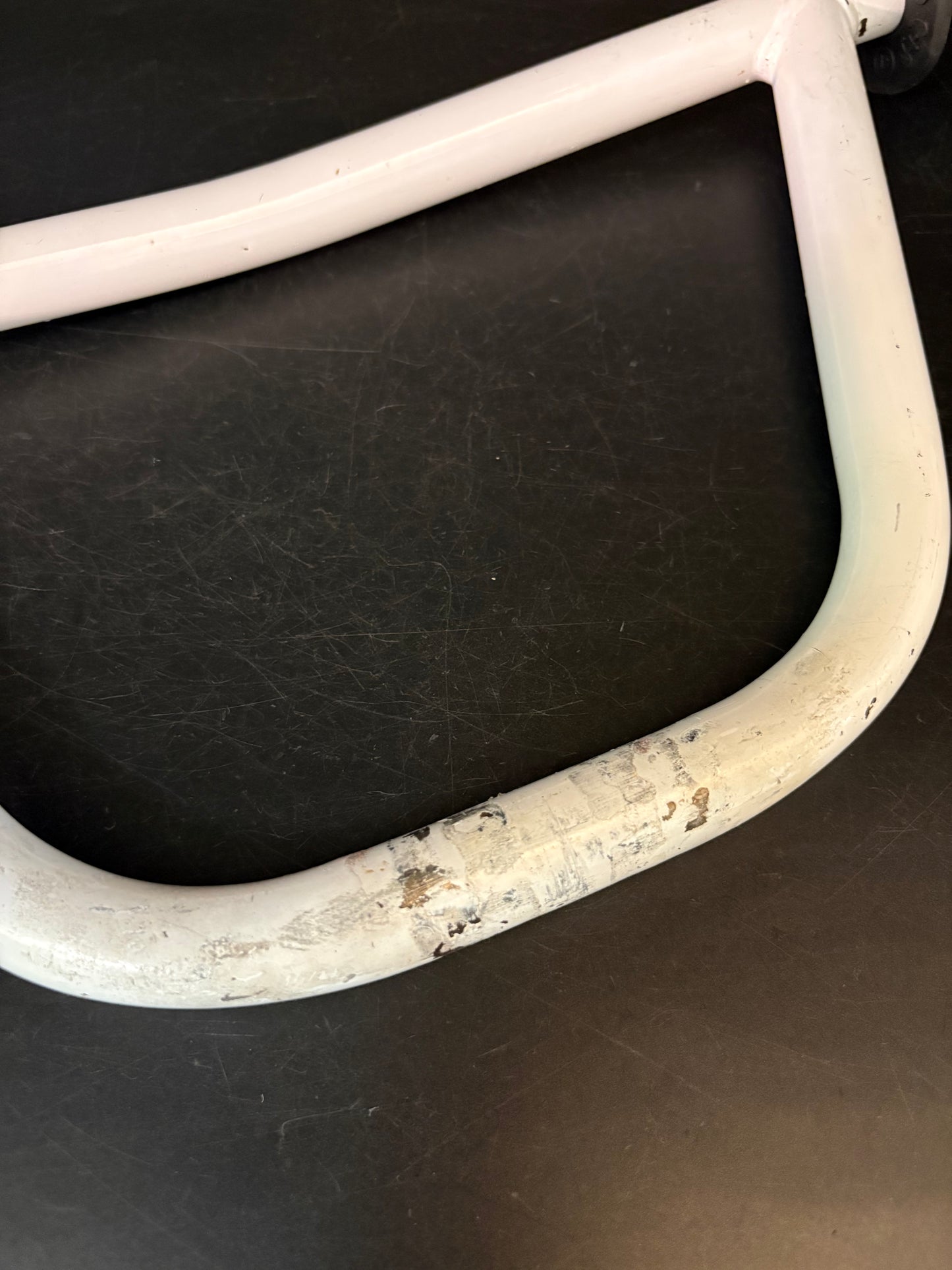 Unbranded BMX High Riser Handlebar White 650mm 22.2