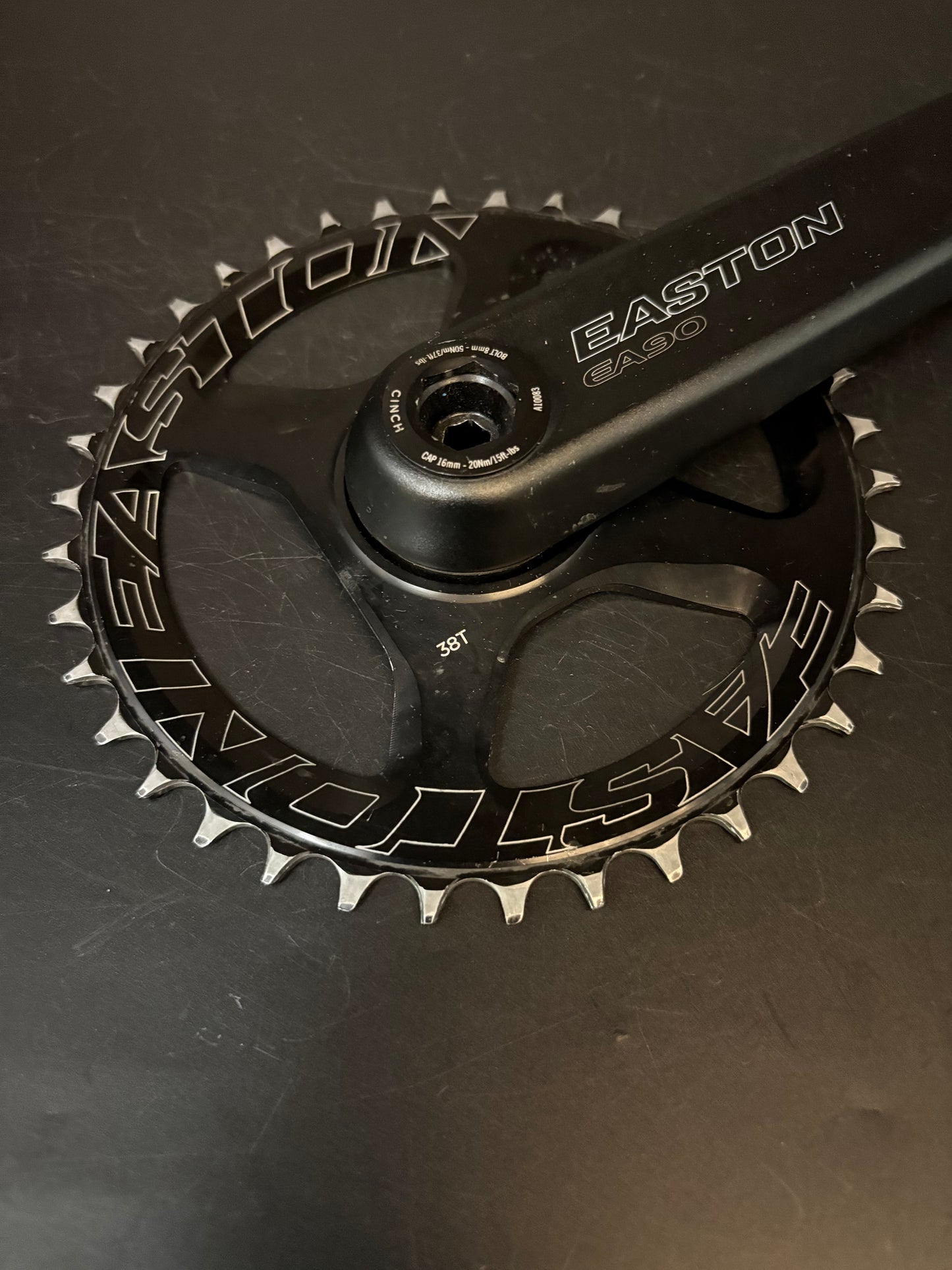 Easton EA90 Crankset Black 170mm 32/38/47t