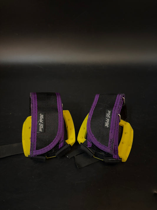 Merritt Pedals Yellow/ Hold Fast Straps Pedal Setup