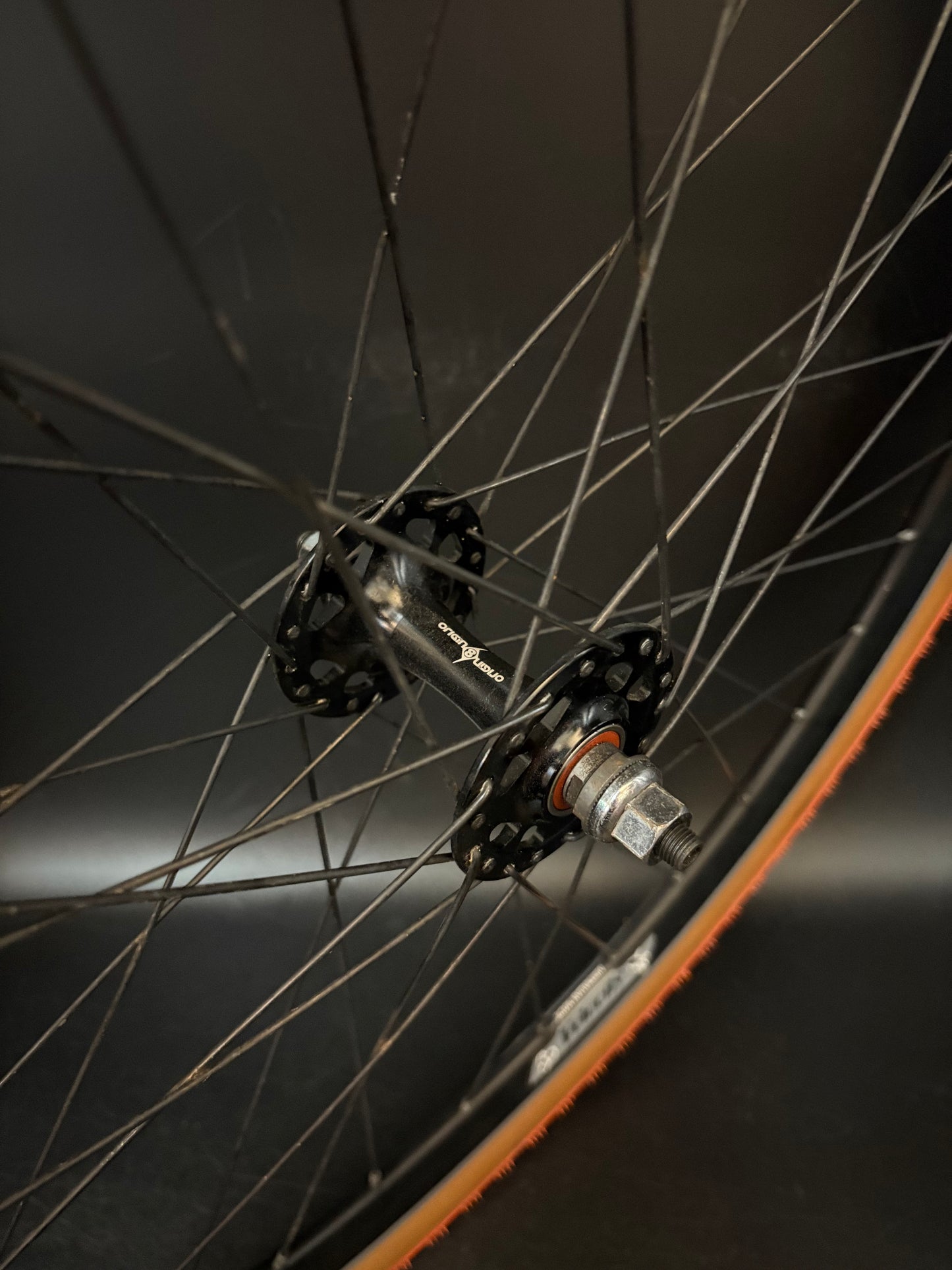 Velocity Chukker Black Machined / Origin 8 Wheelset 36h