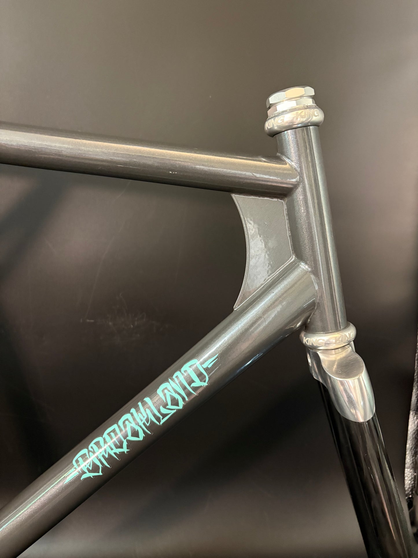 Broakland Pipe Bomb Frameset Grey Sparkle 59cm