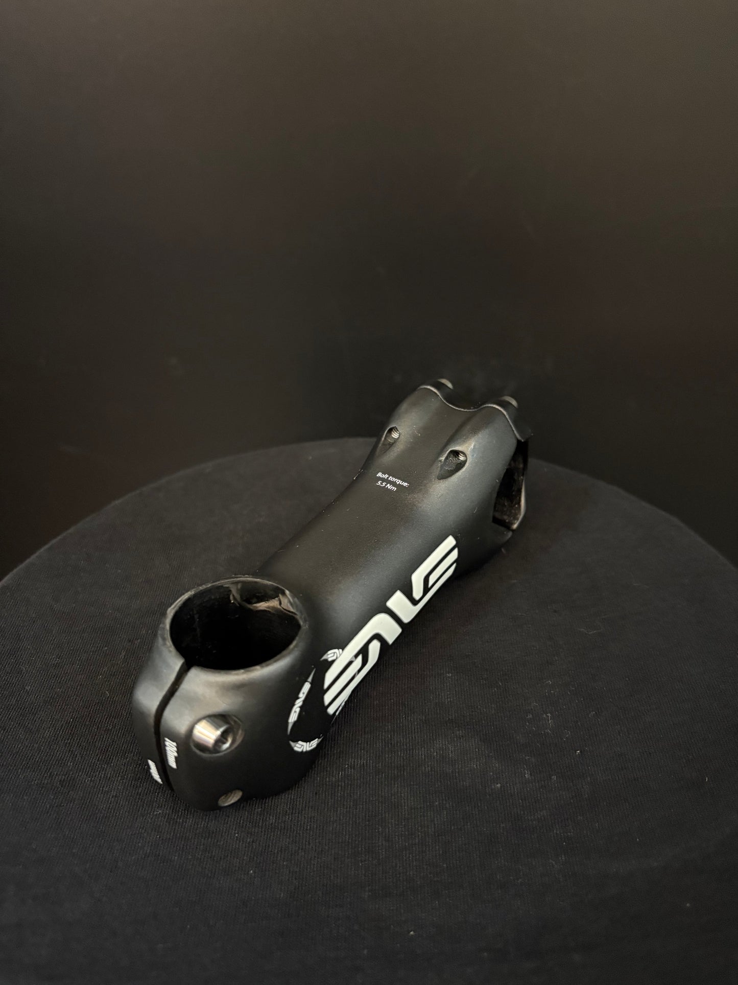 Enve White Logo Stem Carbon 100mm 31.8 6deg