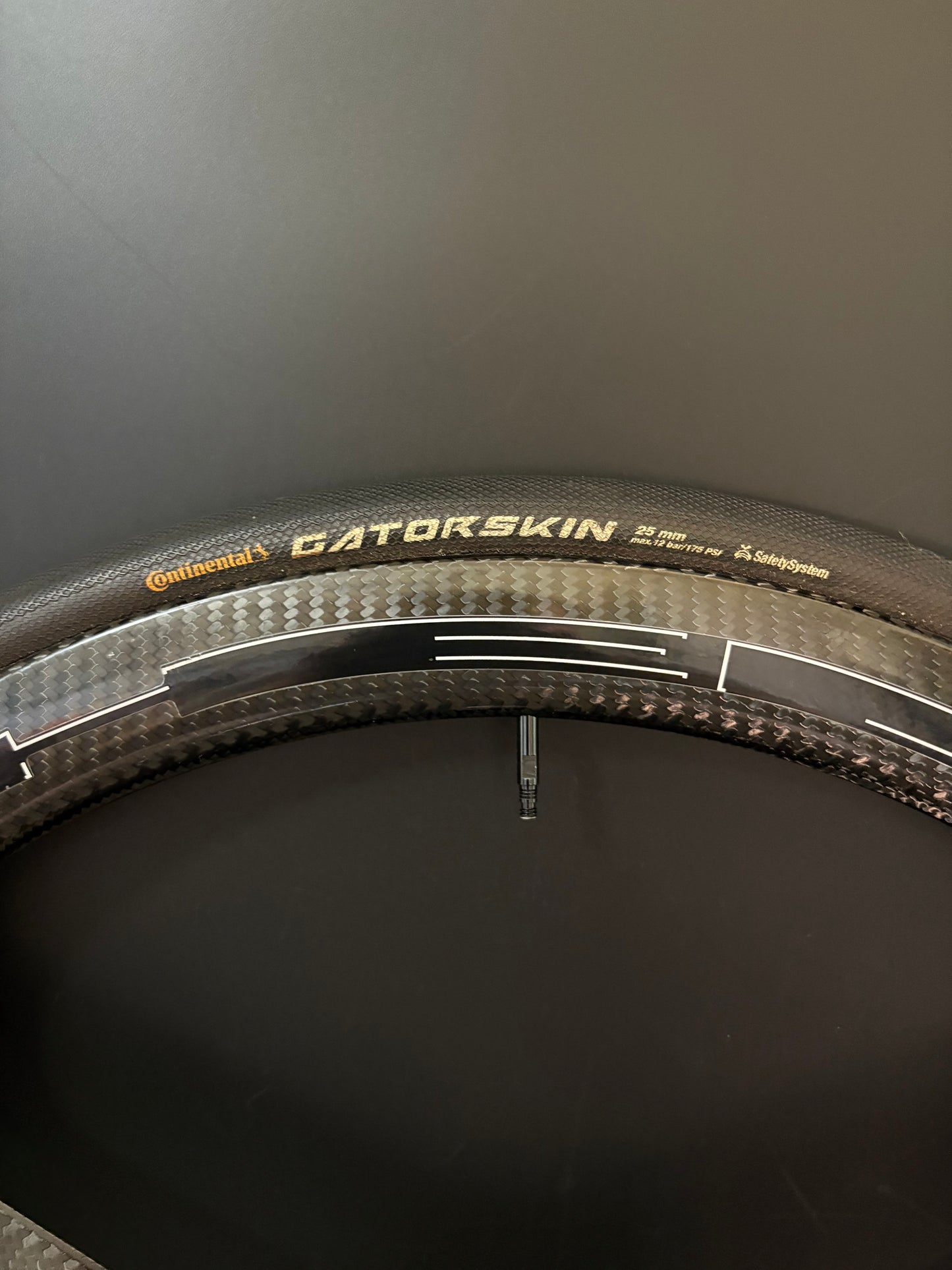HED GT3 Tri Spoke Front Wheel Carbon Tubular