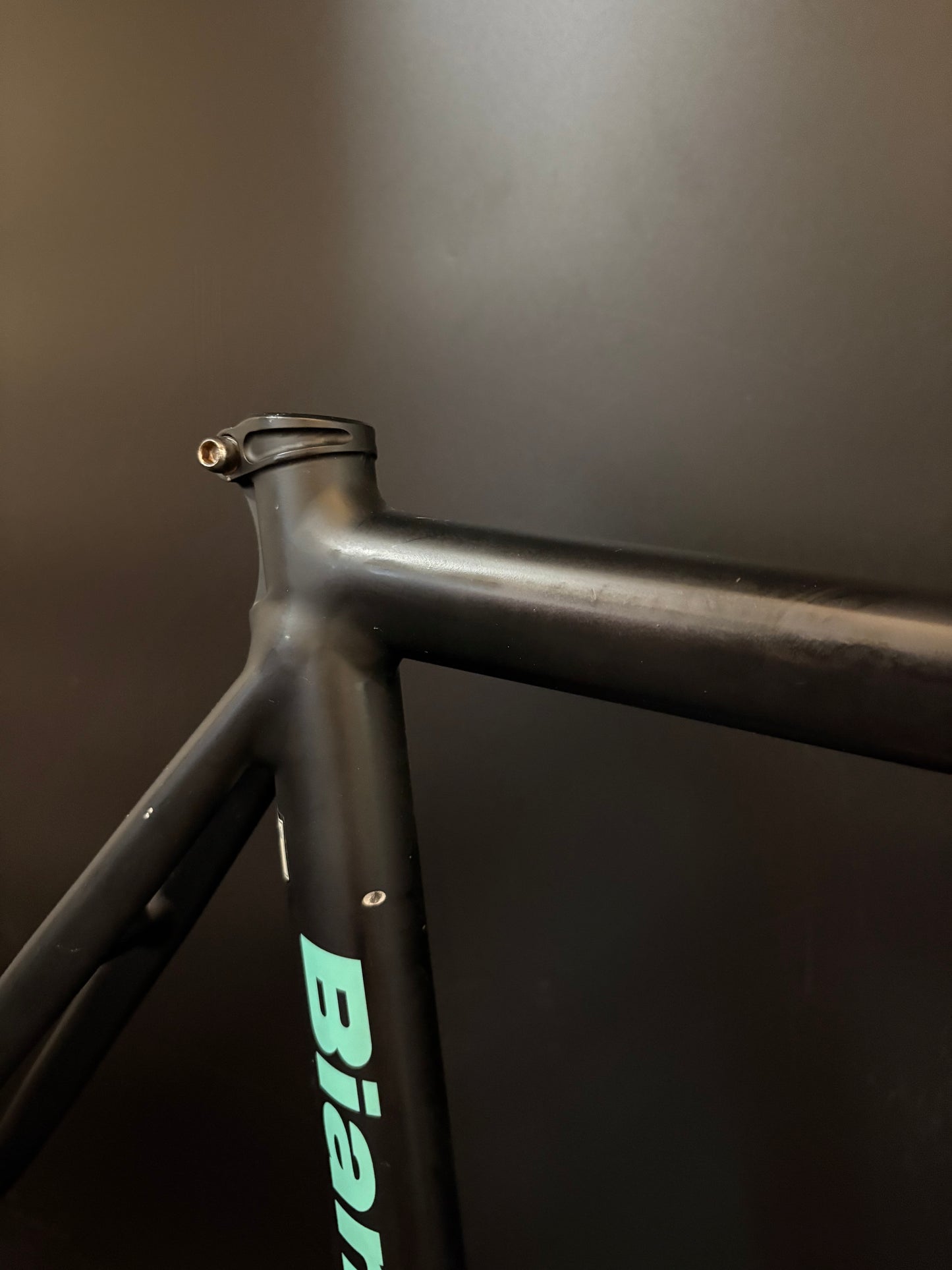 CRACKED Bianchi Pista Concept 2003 Frameset Black 55cm