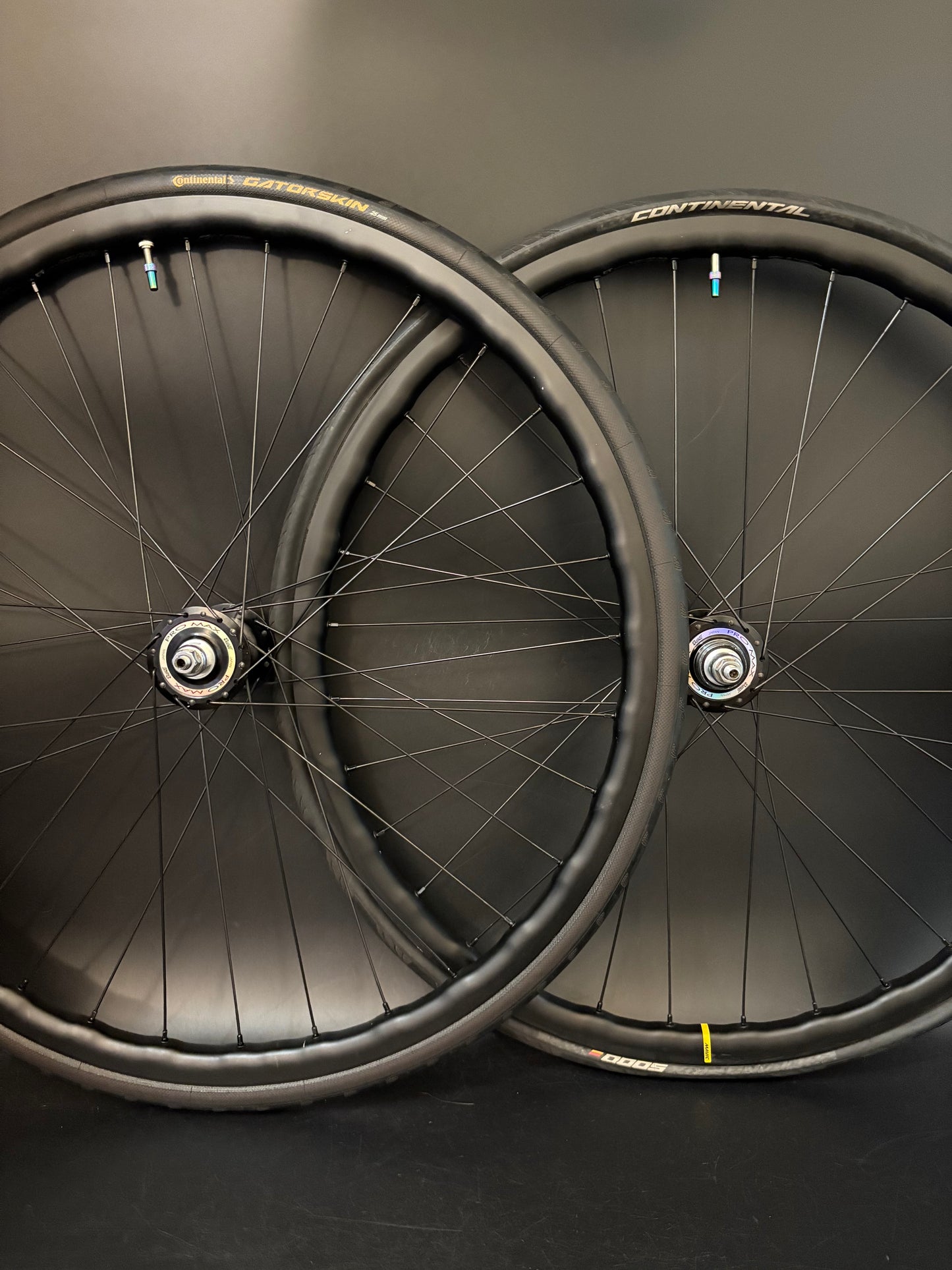 Mavic Open Pro UST Disc Black / Suzue Pro Max Carbon Wheelset 32h