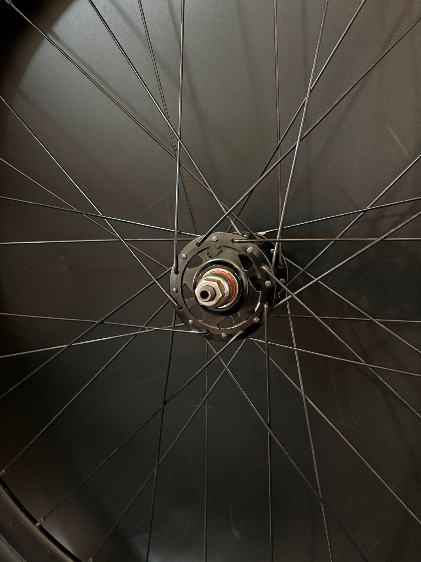 Velocity Deep V / Origin 8 Front Wheel Black 32h