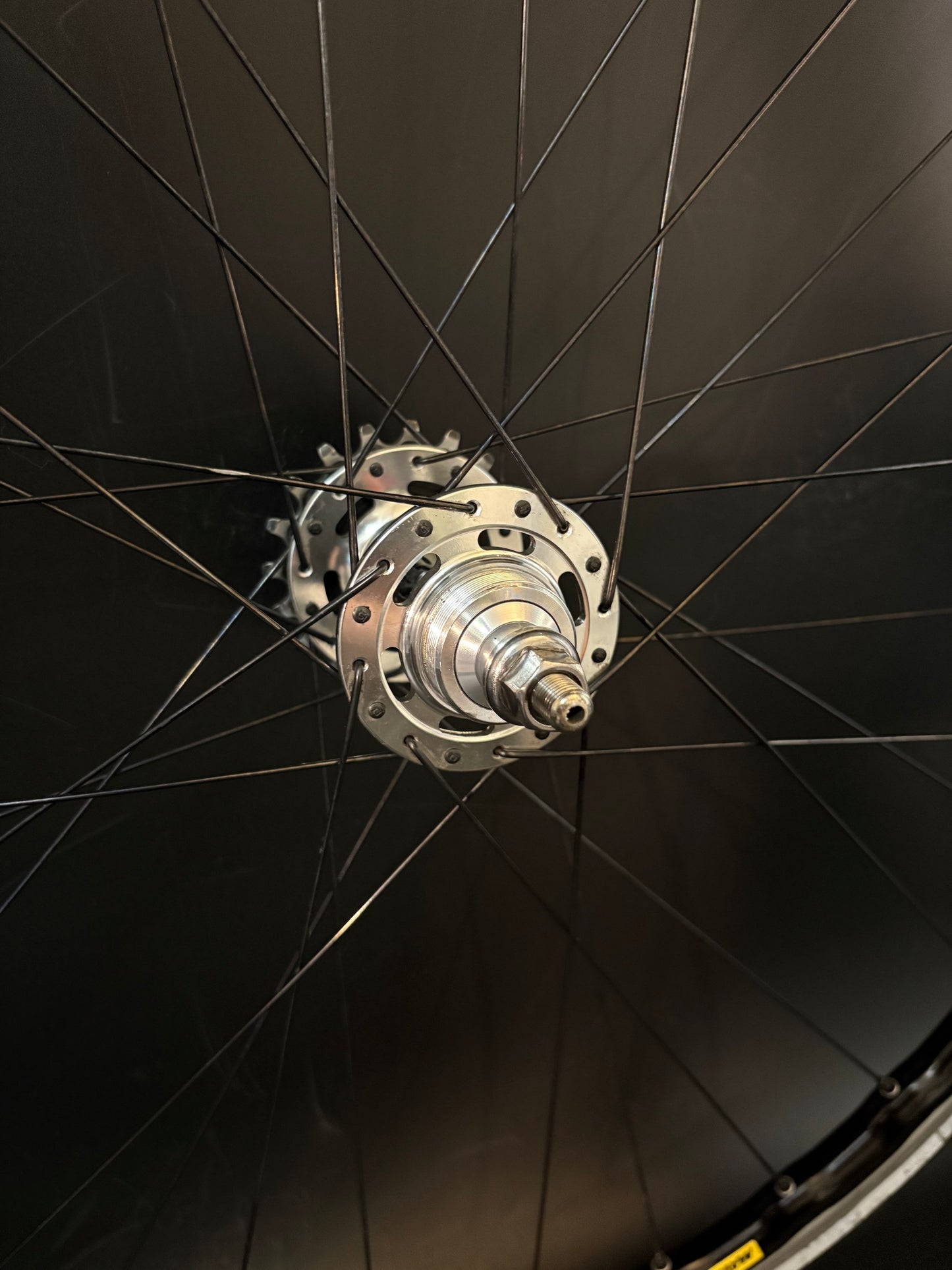 Mavic Open Pro UST Machined / Elite Shope Carbon Hub Wheelset 32h