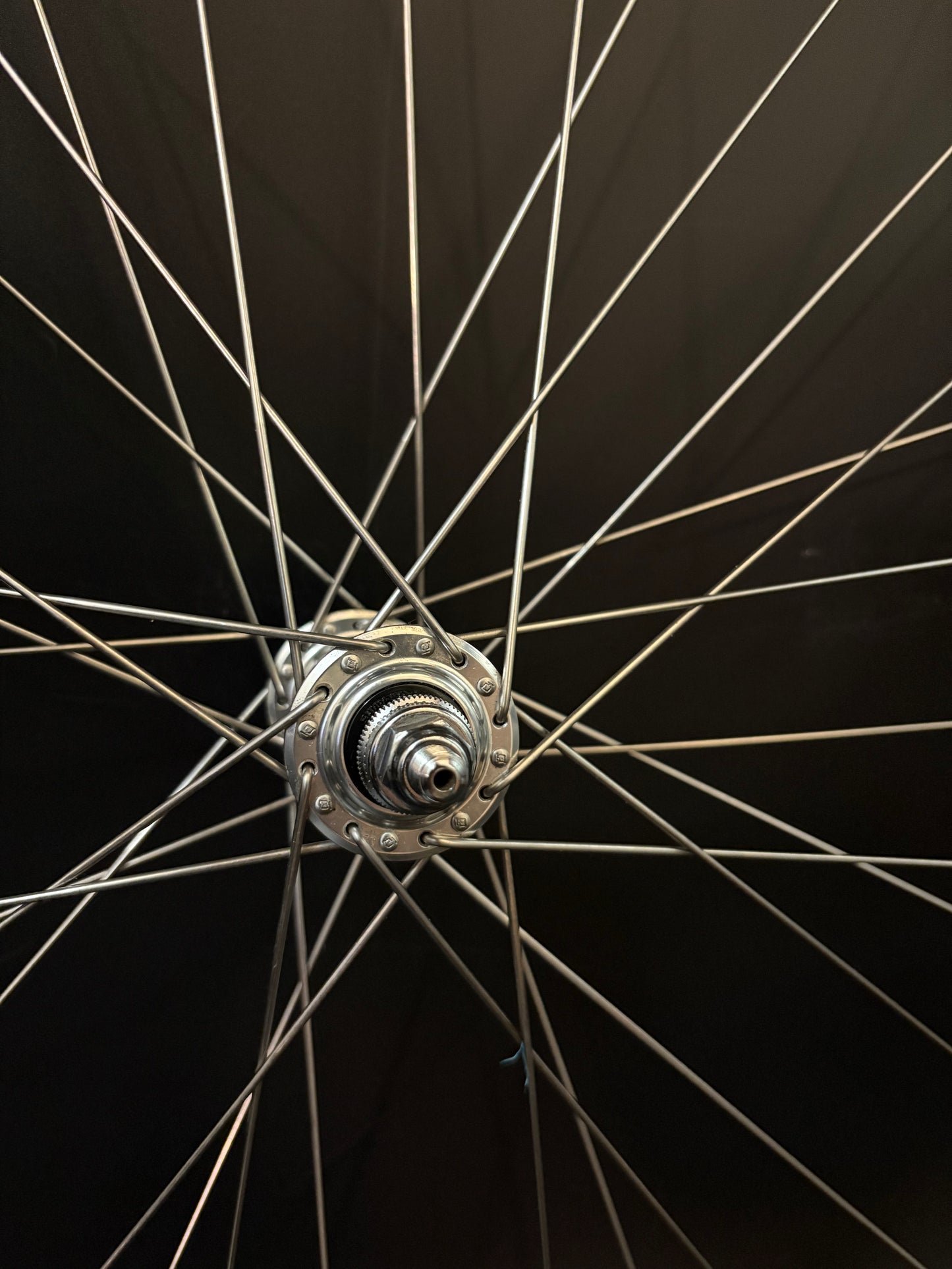 Mavic Open Pro Black Machined / Dura Ace 7710 Low Flange Wheelset 32h