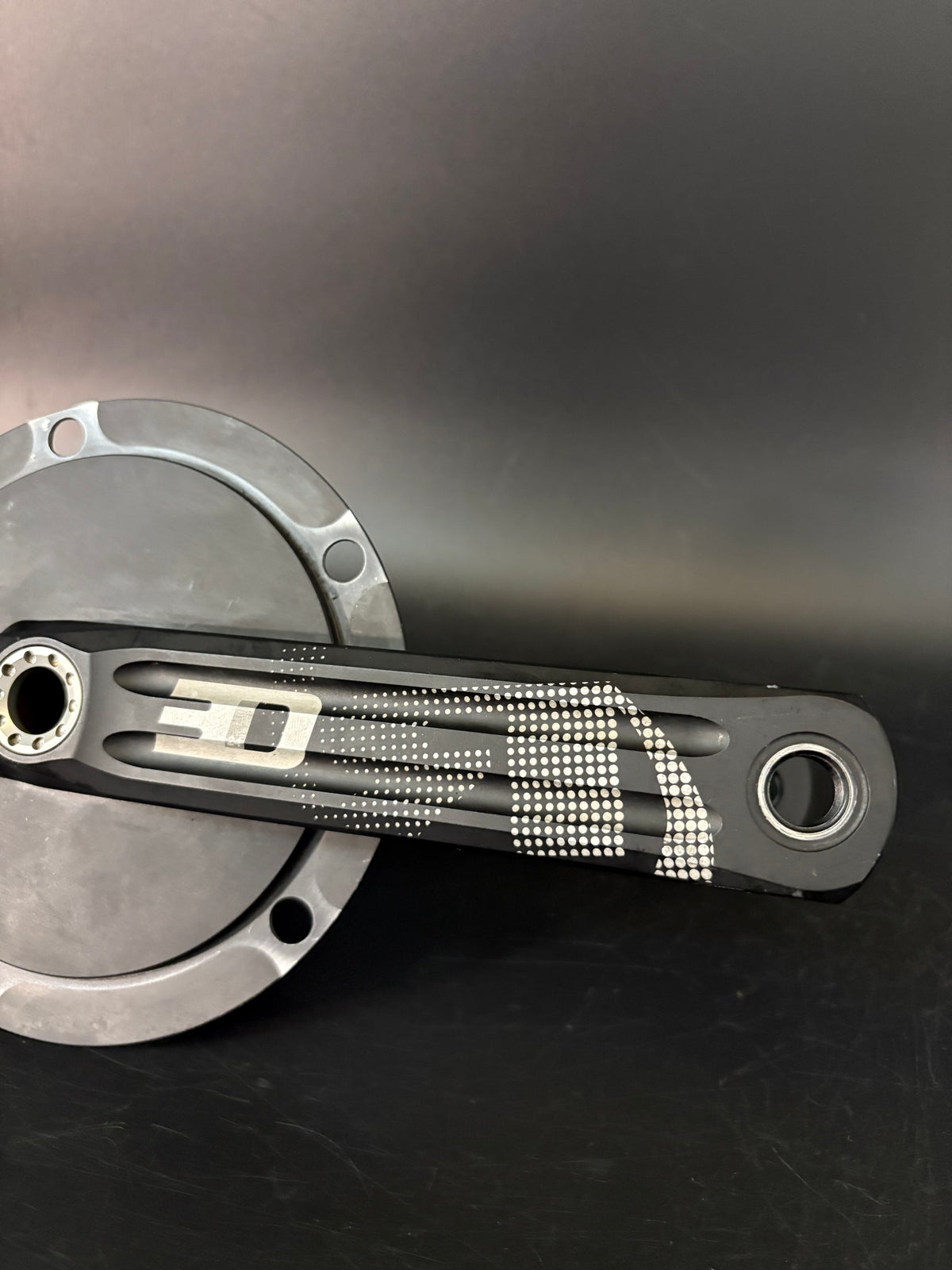 Rotor 3D Track Cranks Black 165mm