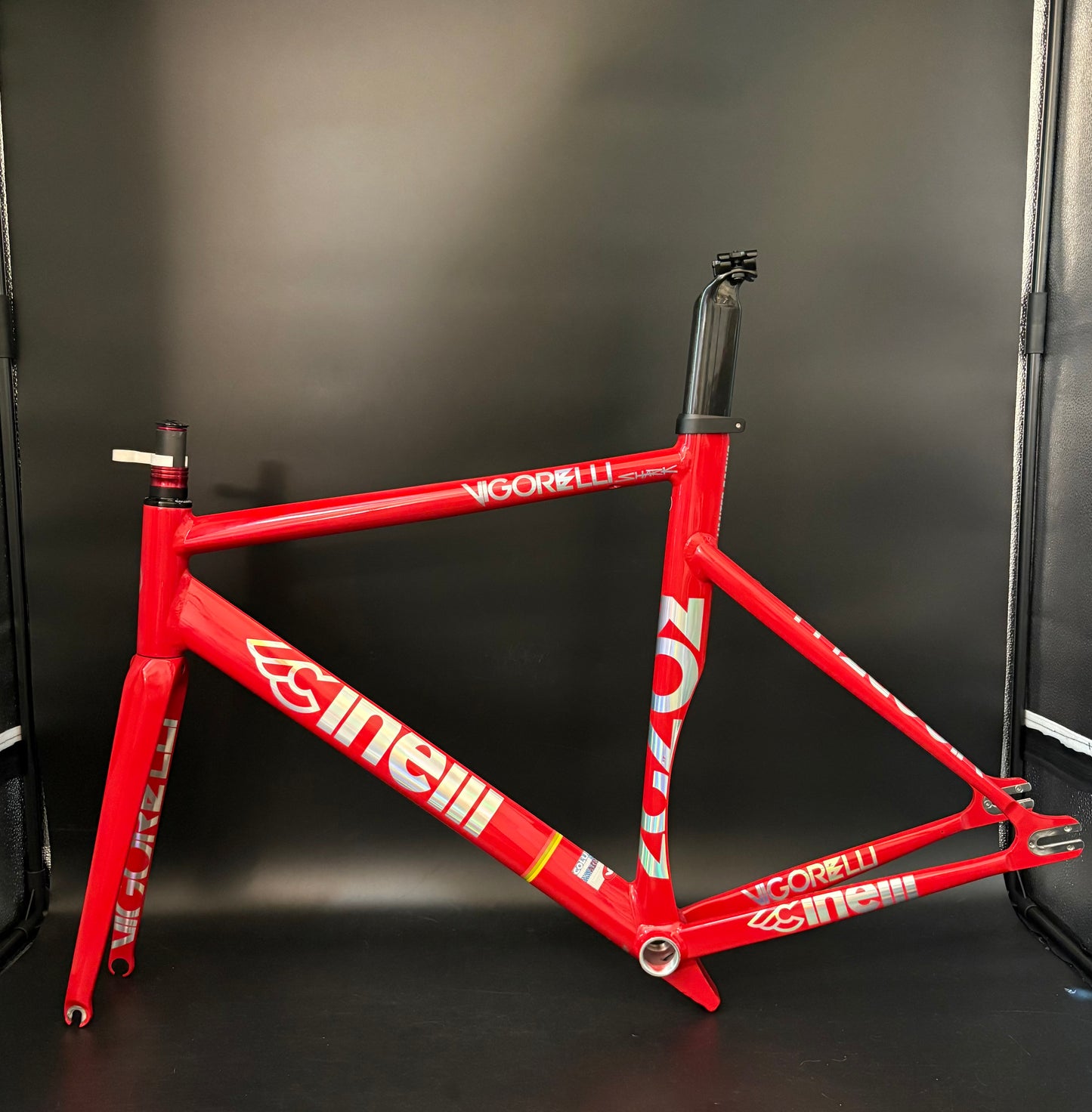 Cinelli Vigorelli Shark Frameset Red 54cm