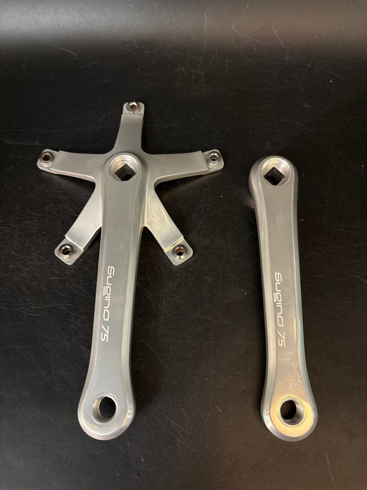 Sugino 75 Cranks Silver 165mm
