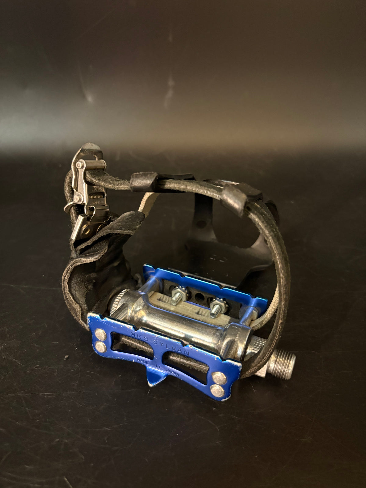 MKS Sylvan Pedals Blue / Double Straps Pedal Setup