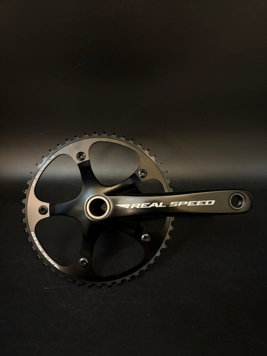 Real Speed TRK-1 Crankset Black 170mm 49t