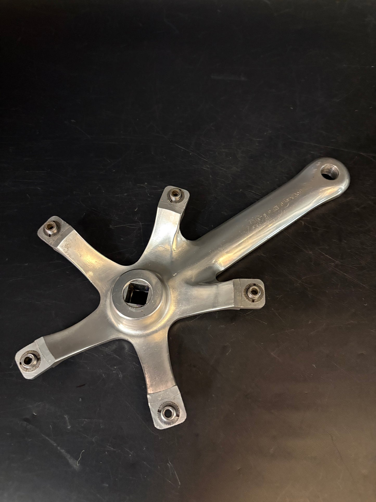 Campagnolo Record Pista Cranks Silver 167.5mm