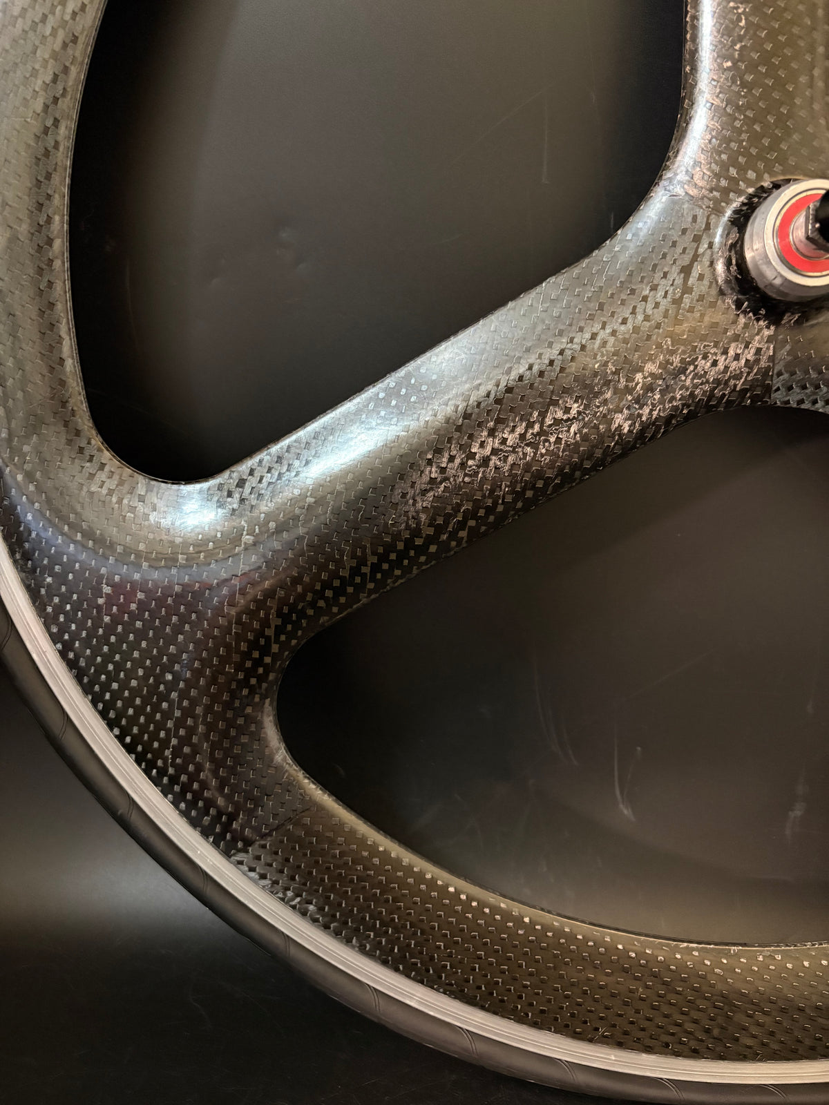 HED 3 Tri Spoke Carbon Clincher Front Wheel