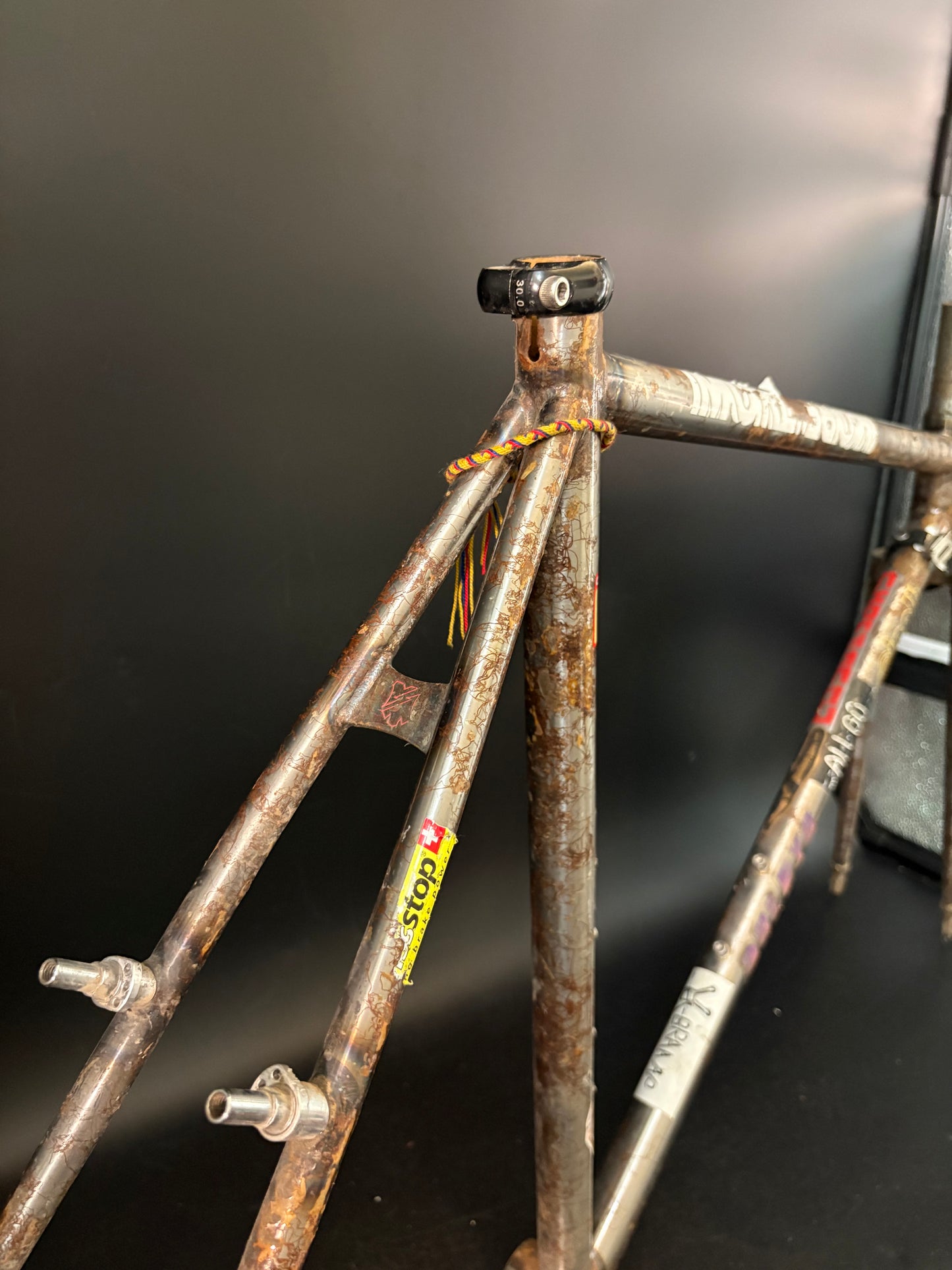 Chas’ Cinelli Mash Work Frameset Raw Prototype #2 55cm