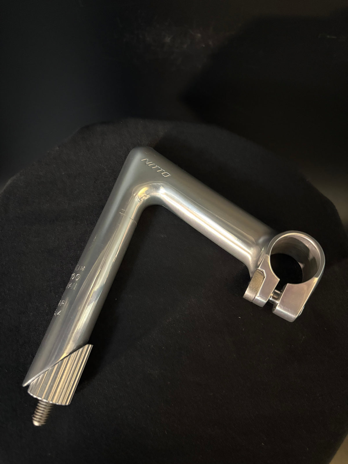 Nitto Pearl NP 1” Threaded Quill Stem Silver 100mm 25.4